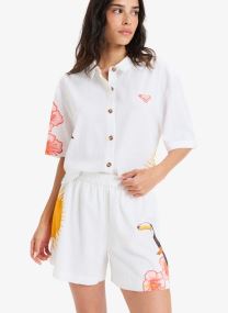Shorts Atlas Sunburn Tones ERJNS03584 femme blanc Roxy Shorts Atlas Sunburn Tones ERJNS03584 femme blanc BRIGHT WHITE
