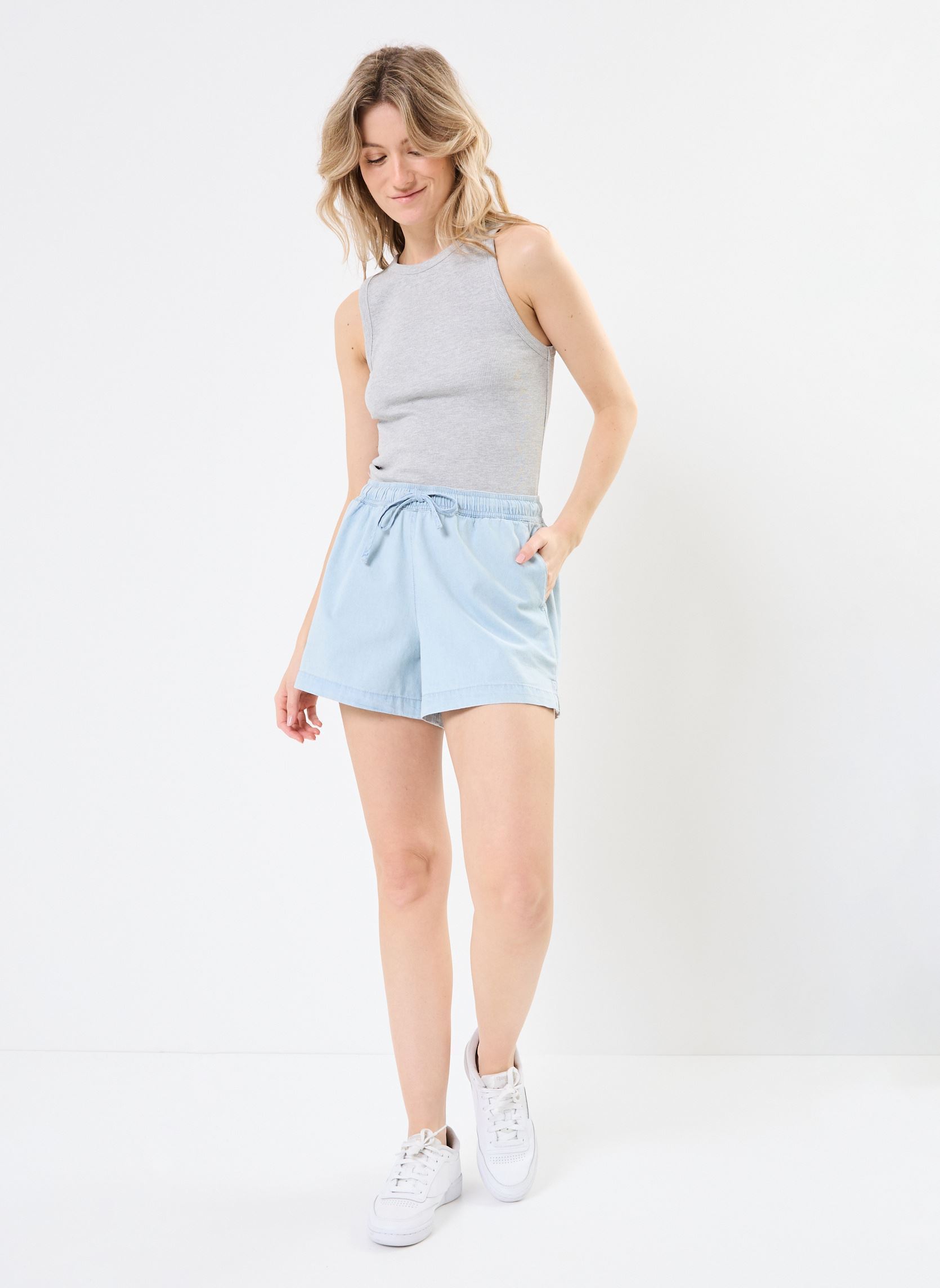 Shorts Lekeitio Break Mid Denim ERJDS03335 damen blau Roxy Shorts Lekeitio Break Mid Denim ERJDS03335 damen blau LIGHT BLUE