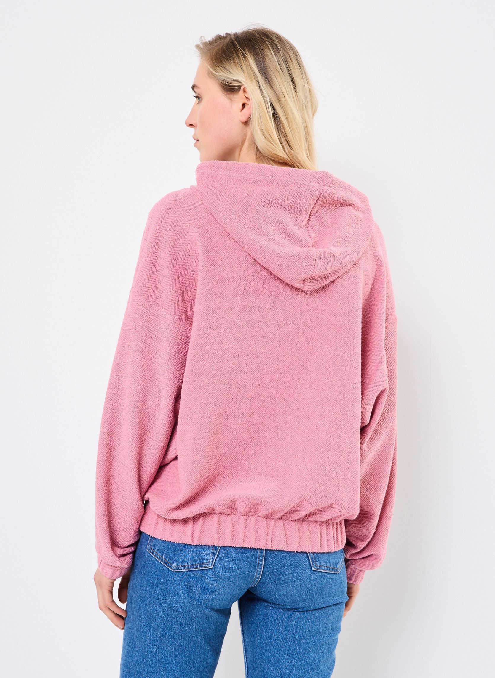 Sweats à capuche Taste Of Sun ERJFT04947 femme rose Roxy Sweats à capuche Taste Of Sun ERJFT04947 femme rose HEATHER ROSE