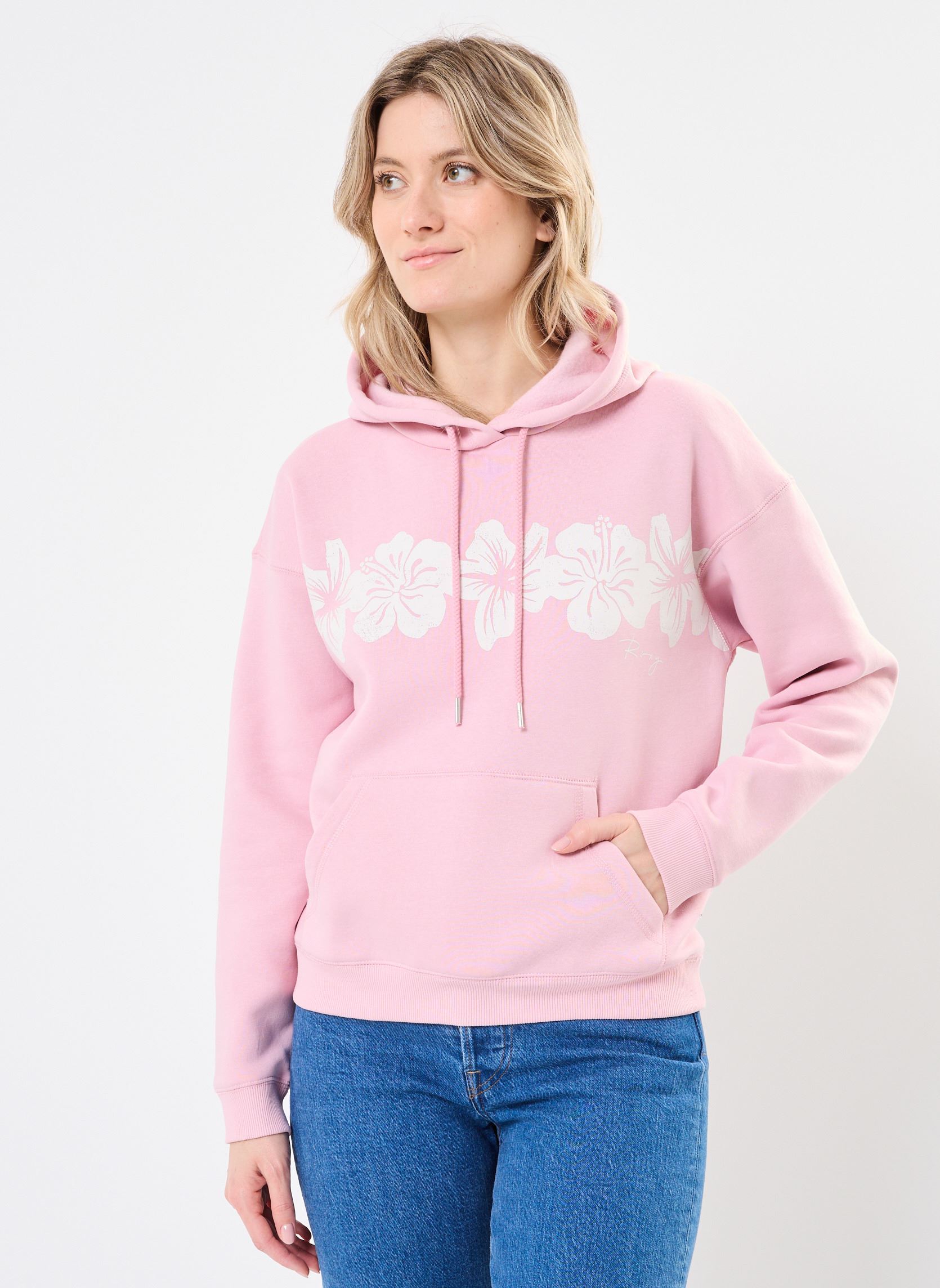 Vêtements Roxy Perfect Place Hoodie Brushed ERJFT04959 pour Accessoires - vue 1