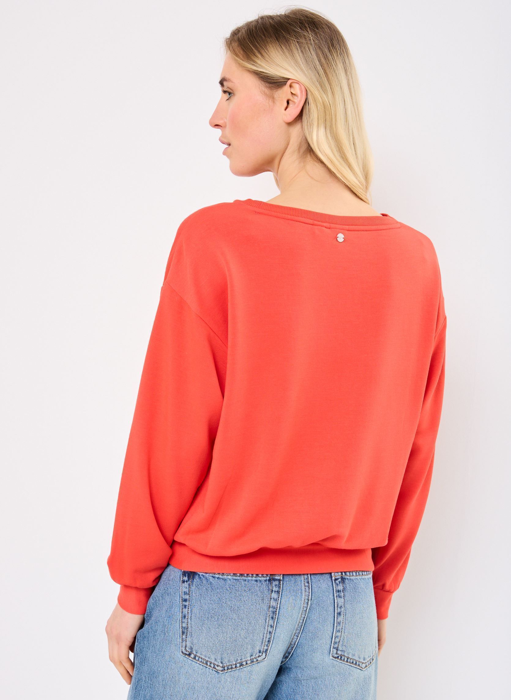 Sweatshirts Surfing By Moonlight ERJFT04808 femme rouge Roxy Sweatshirts Surfing By Moonlight ERJFT04808 femme rouge POPPY RED