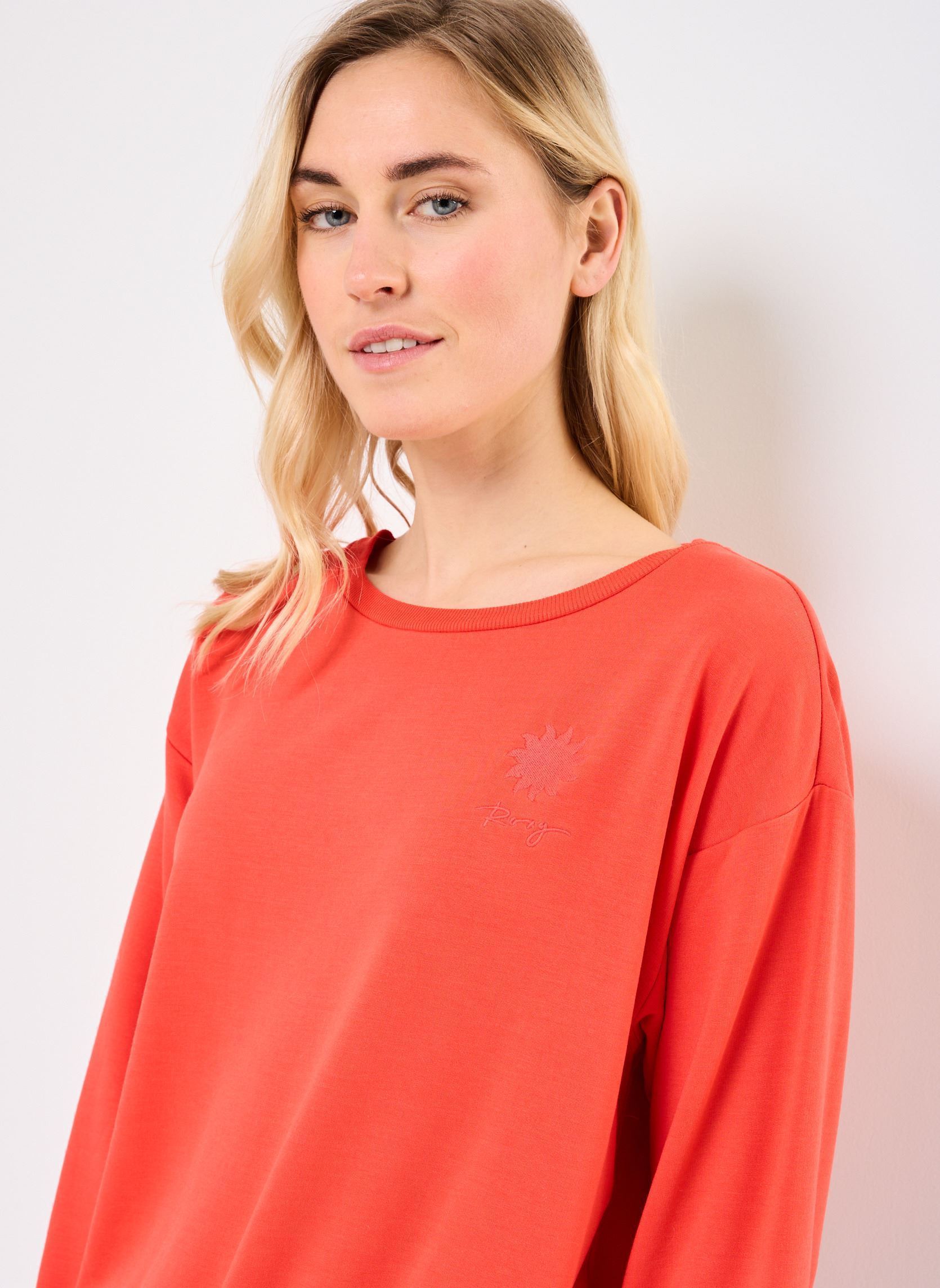 Sweatshirts Surfing By Moonlight ERJFT04808 femme rouge Roxy Sweatshirts Surfing By Moonlight ERJFT04808 femme rouge POPPY RED