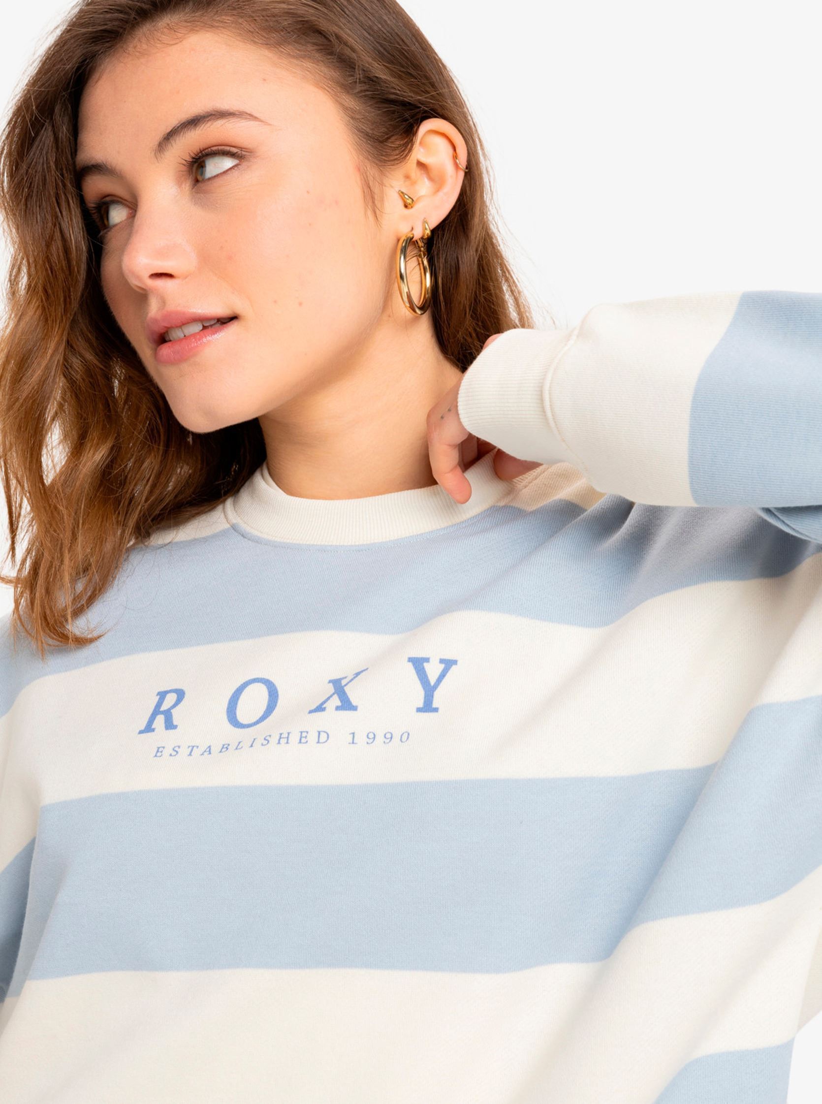 Sweatshirts Strictly Stripes Oversized ERJFT04954 damen beige Roxy Sweatshirts Strictly Stripes Oversized ERJFT04954 damen beige SKYWAY STRICTLY STRIPE