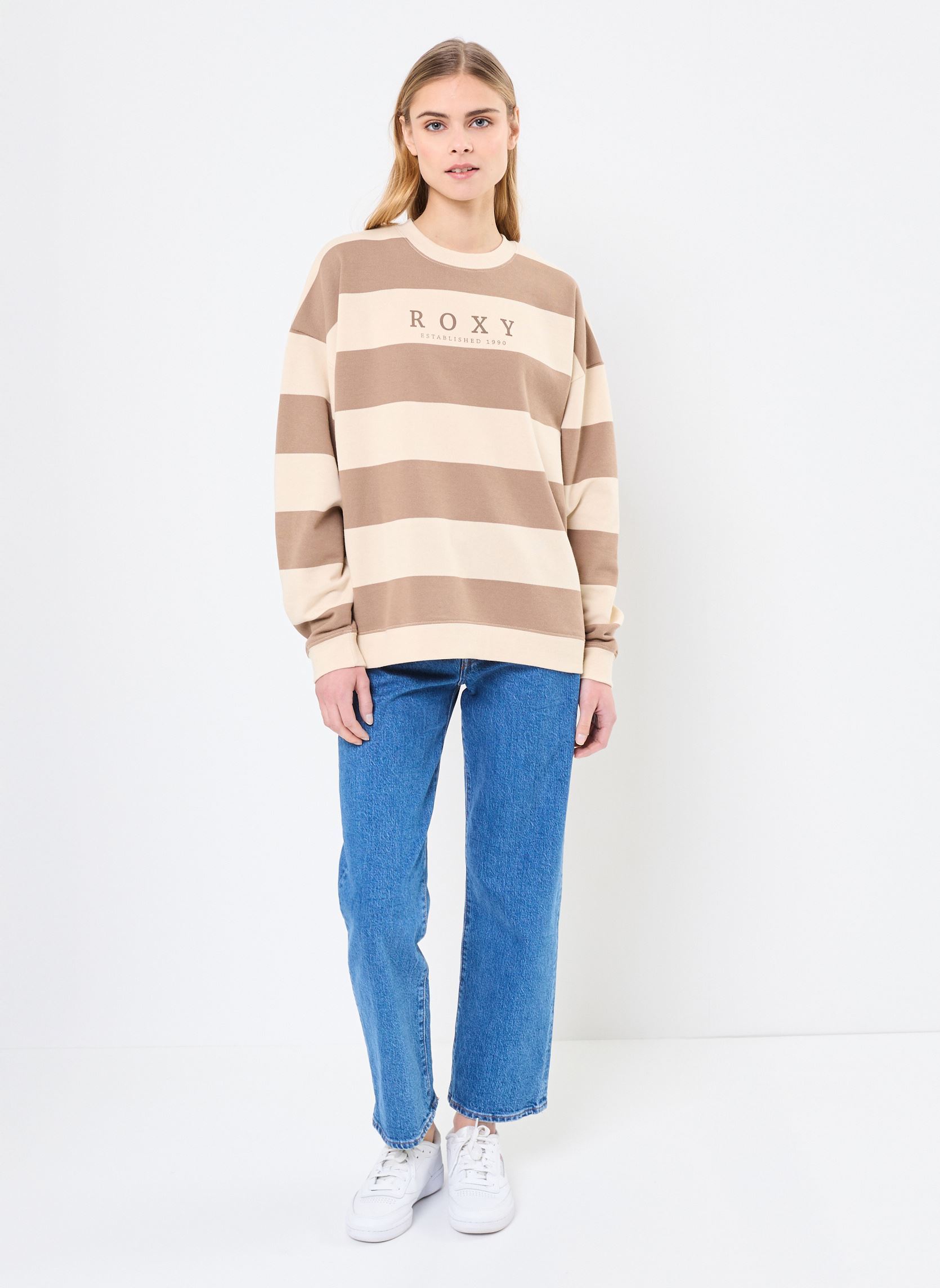 Sweatshirts Strictly Stripes Oversized ERJFT04954 femme bleu Roxy Sweatshirts Strictly Stripes Oversized ERJFT04954 femme bleu PARCHEMENT STRICTLY STIPE