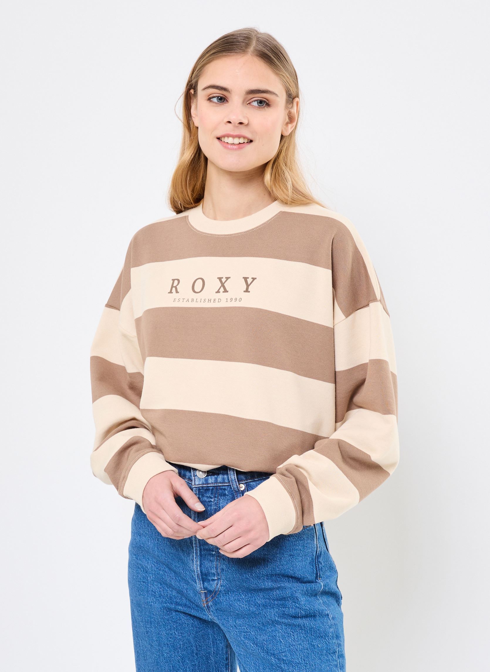 Sweat shirt Roxy STRICTLY STRIPES OVERSIZED EU - vue 2