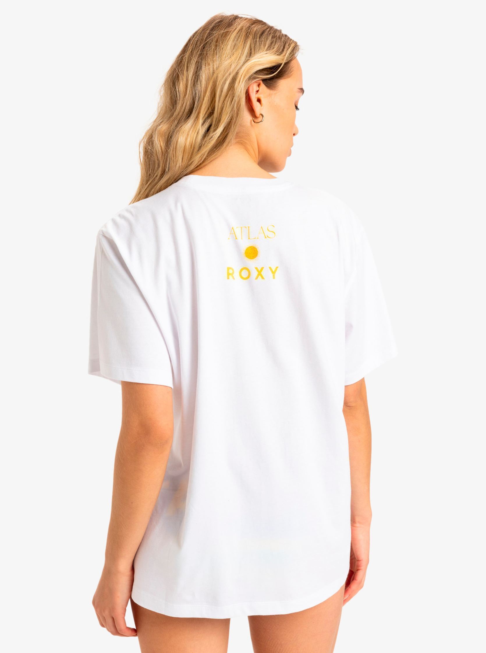 Tee-shirts manches courtes Atlas Hangloose ERJZT05899 femme blanc Roxy Tee-shirts manches courtes Atlas Hangloose ERJZT05899 femme blanc BRIGHT WHITE BIARRITZ