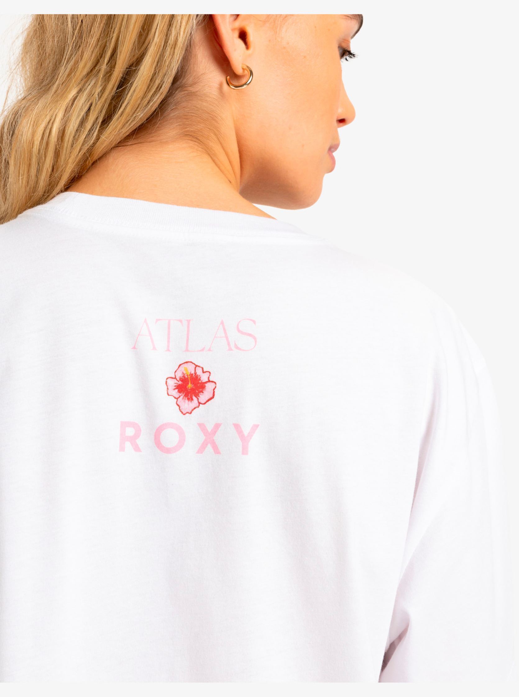 Tee-shirts manches courtes Atlas Hangloose ERJZT05899 femme blanc Roxy Tee-shirts manches courtes Atlas Hangloose ERJZT05899 femme blanc BRIGHT WHITE HAWAII
