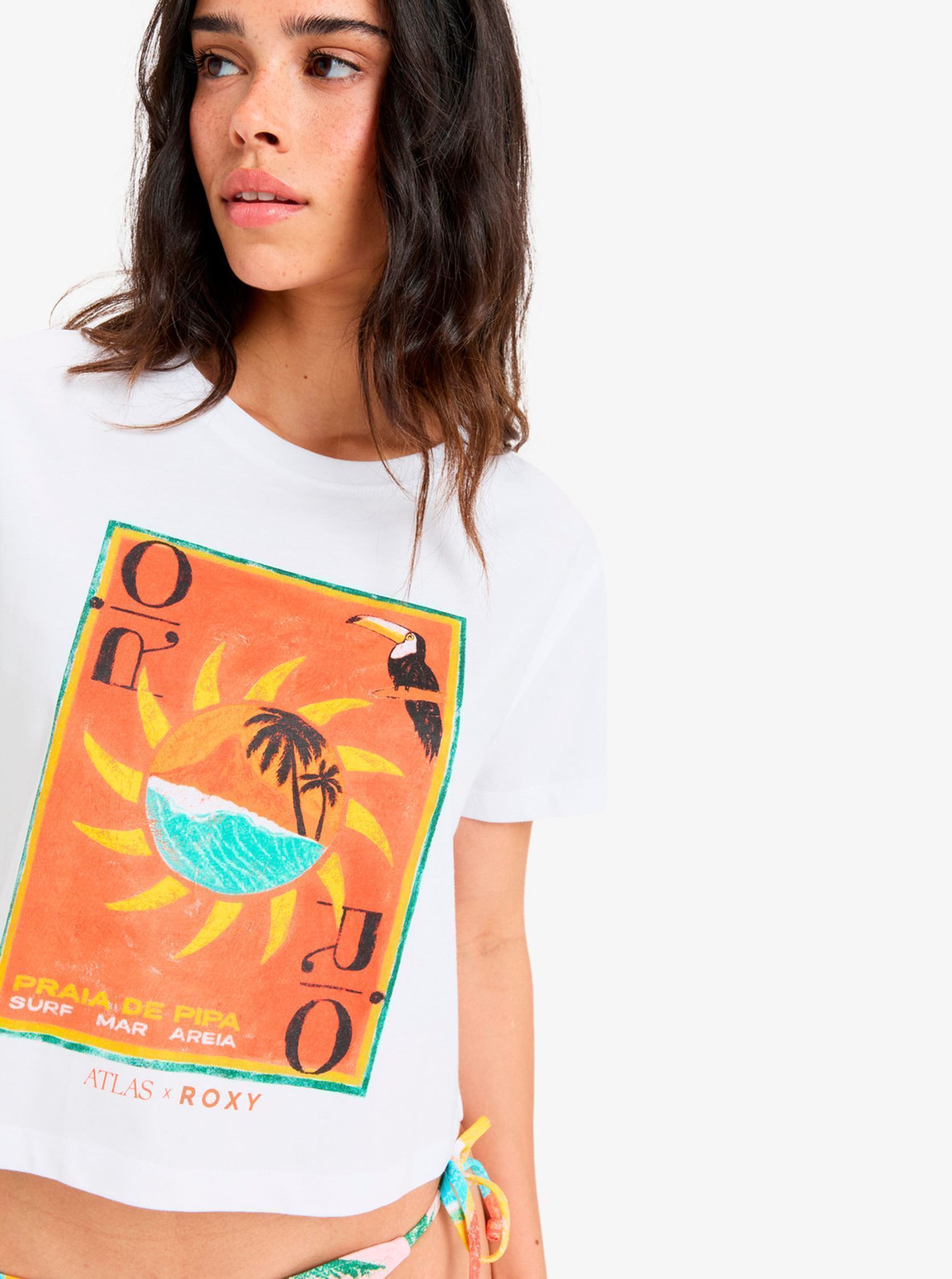 Vêtements Roxy Atlas Oceanregular Crop ERJZT05921 pour Accessoires