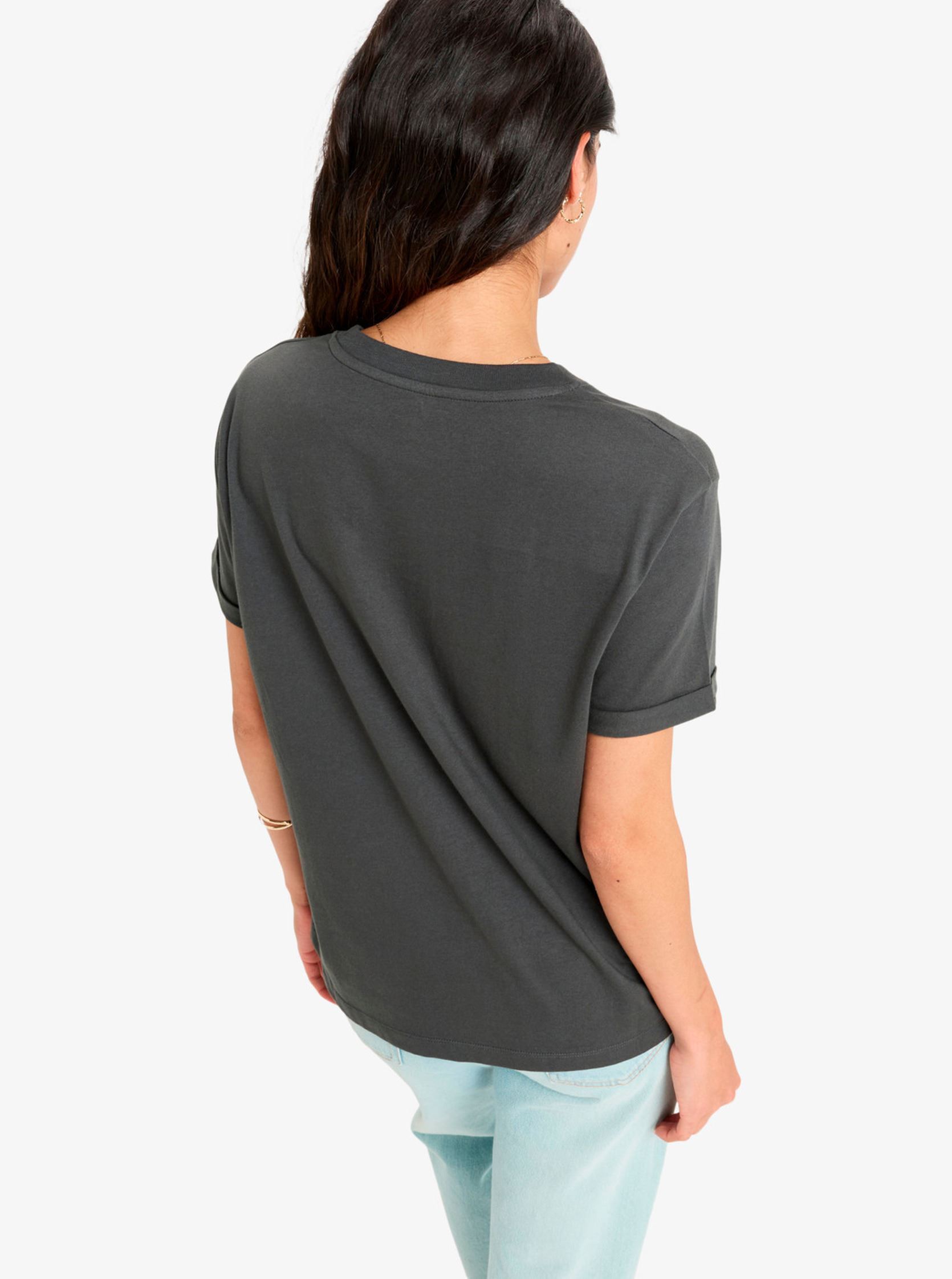Tee-shirts manches courtes Oceanregular Poster ERJZT05969 femme gris Roxy Tee-shirts manches courtes Oceanregular Poster ERJZT05969 femme gris PHANTOM