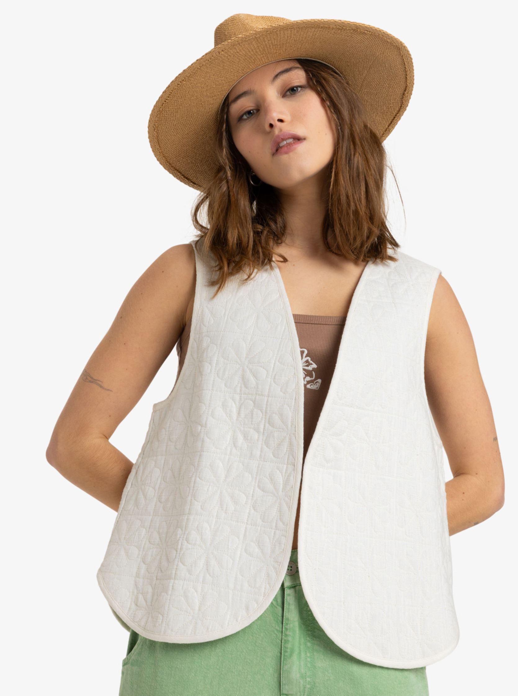 Vêtements Roxy Waistcoast Quilted Vest ERJWT03695 pour Accessoires