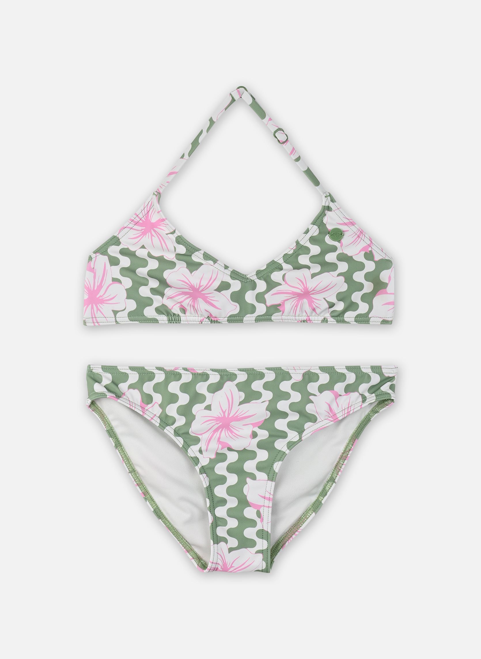 Vêtements Roxy Party Waves Basic Tri Bra Set ERGX203656 pour Enfant