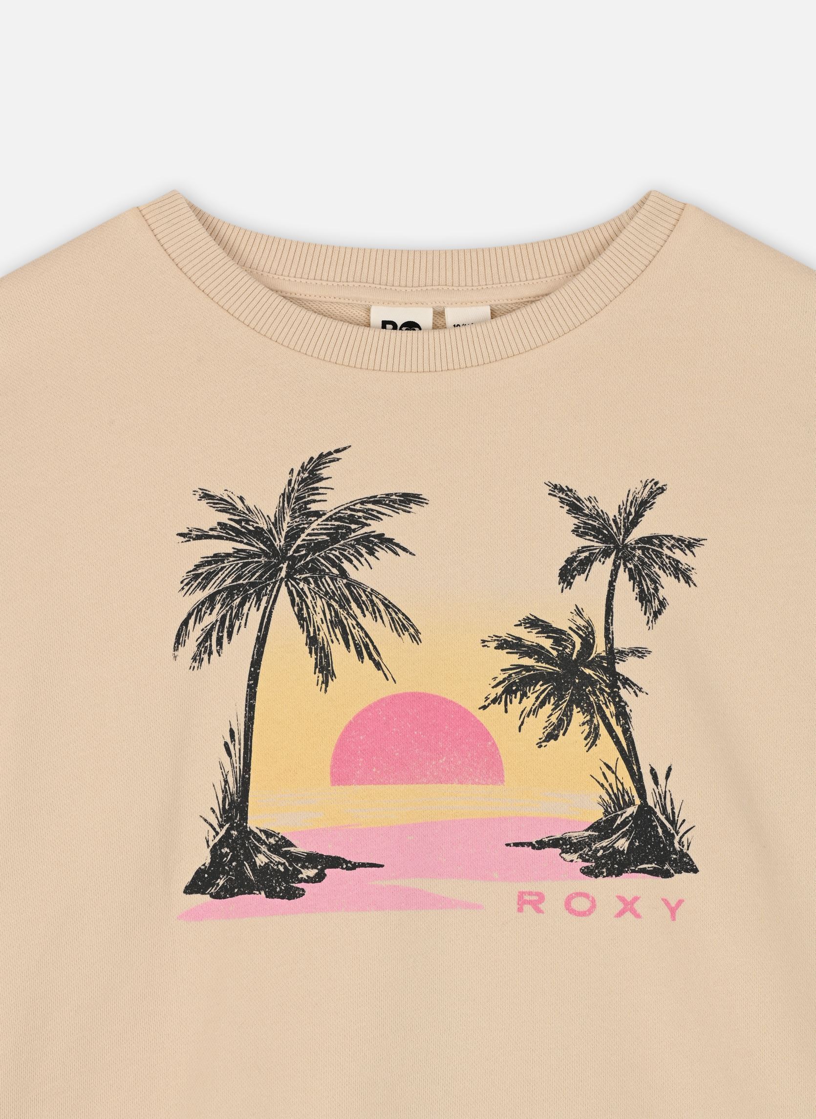 Sweats à capuche Morning Hike Terry Rg ERGFT03998 fille beige Roxy Sweats à capuche Morning Hike Terry Rg ERGFT03998 fille beige PARCHMENT