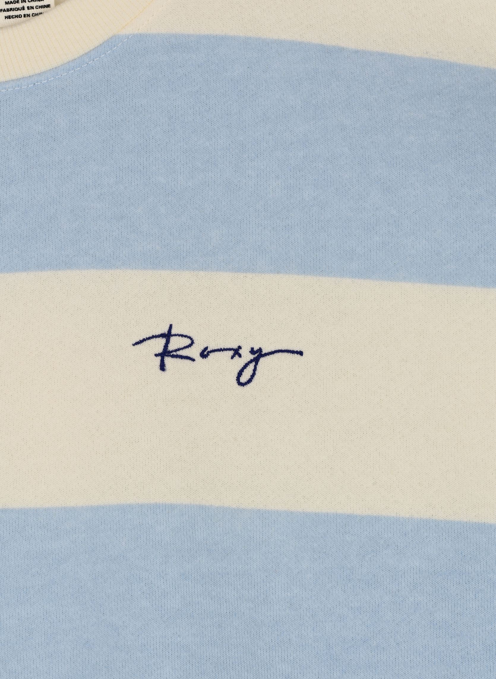 Sweats à capuche Little Things Crew ERGFT04006 fille bleu Roxy Sweats à capuche Little Things Crew ERGFT04006 fille bleu SKYWAY STRICTLY STRIPE