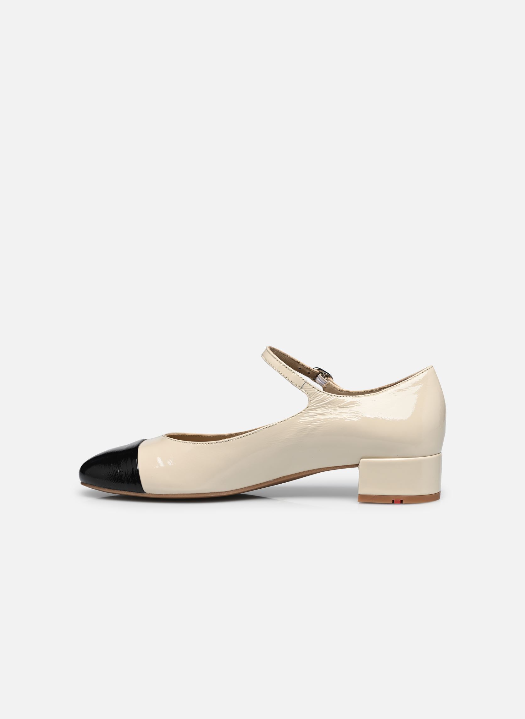 Ballerines classiques KIM femme blanc Lloyd Ballerines classiques KIM femme blanc BLACK/OAT MILK
