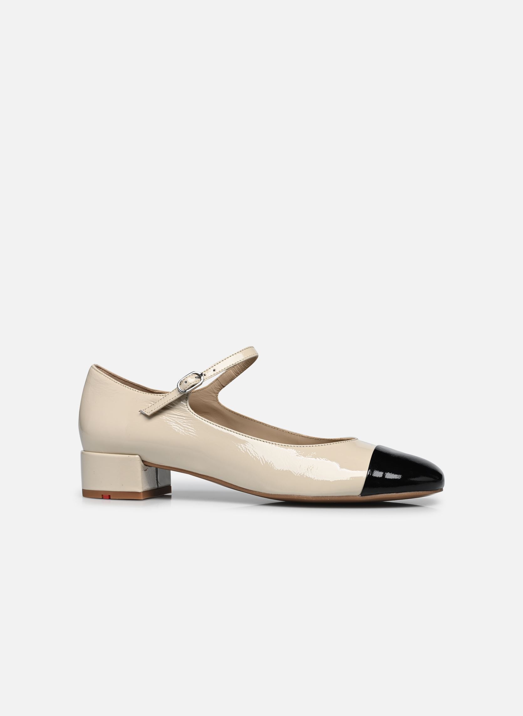 Ballerines classiques KIM femme blanc Lloyd Ballerines classiques KIM femme blanc BLACK/OAT MILK