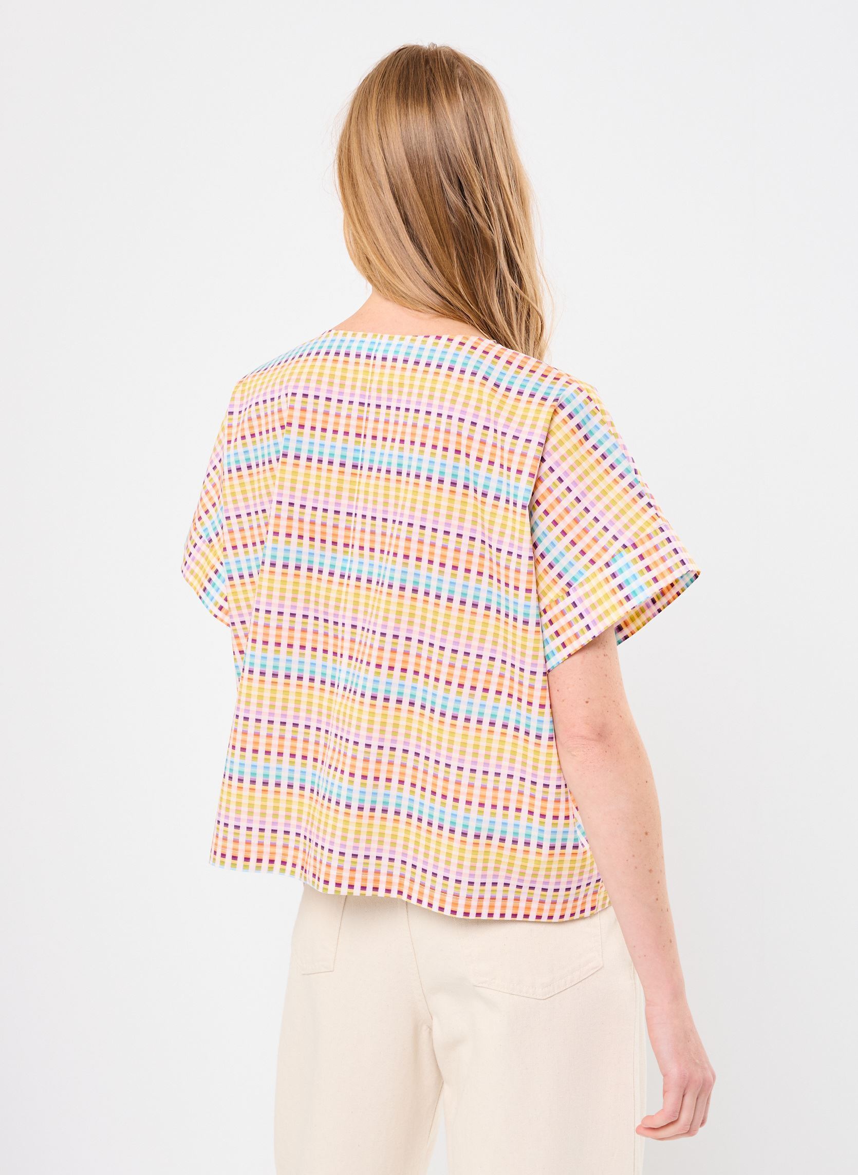 Blouses manches courtes Michela femme multicolore Orféo Blouses manches courtes Michela femme multicolore Capri