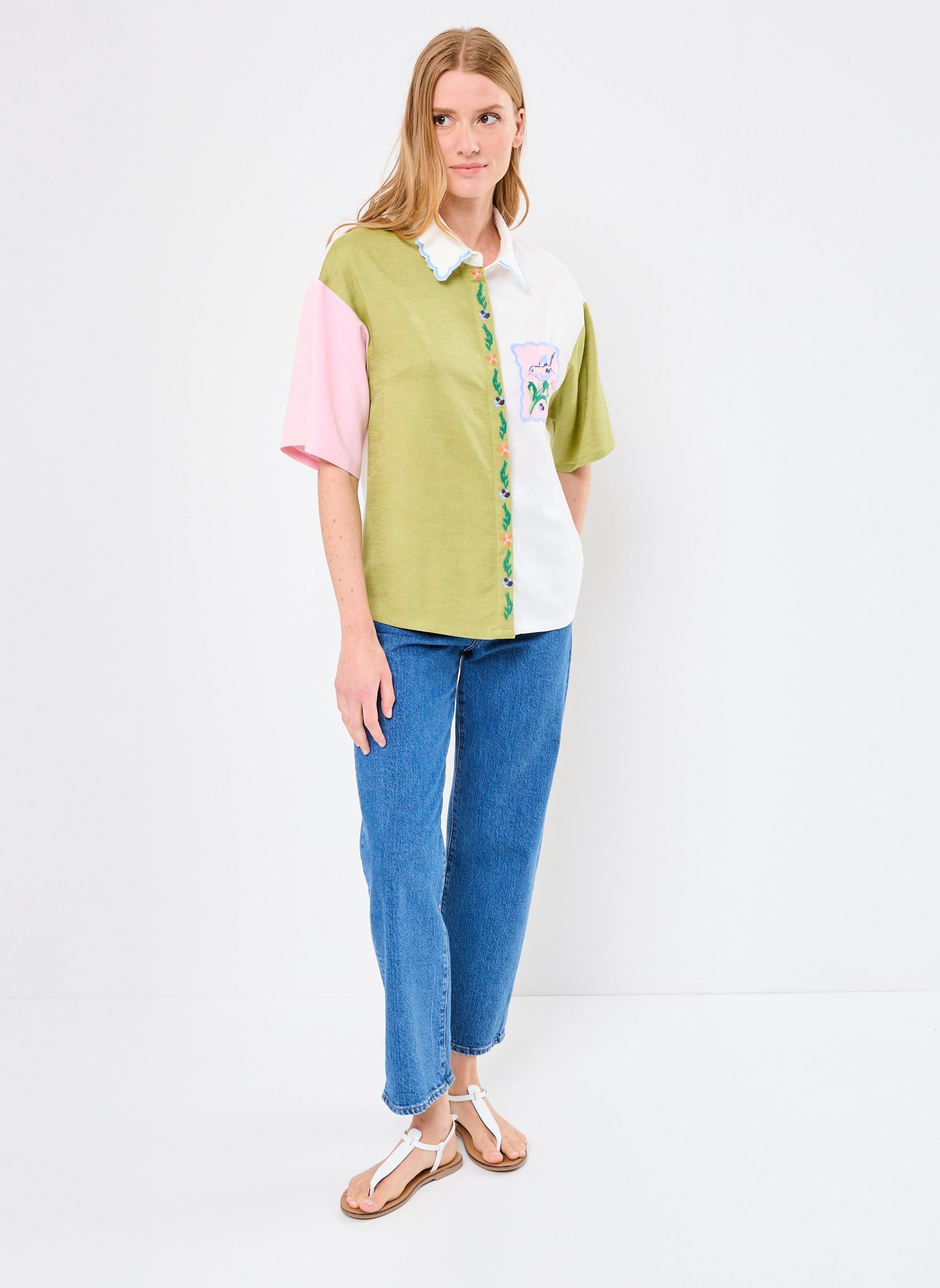 Chemises manches courtes Valeria femme multicolore Orféo Chemises manches courtes Valeria femme multicolore Multico