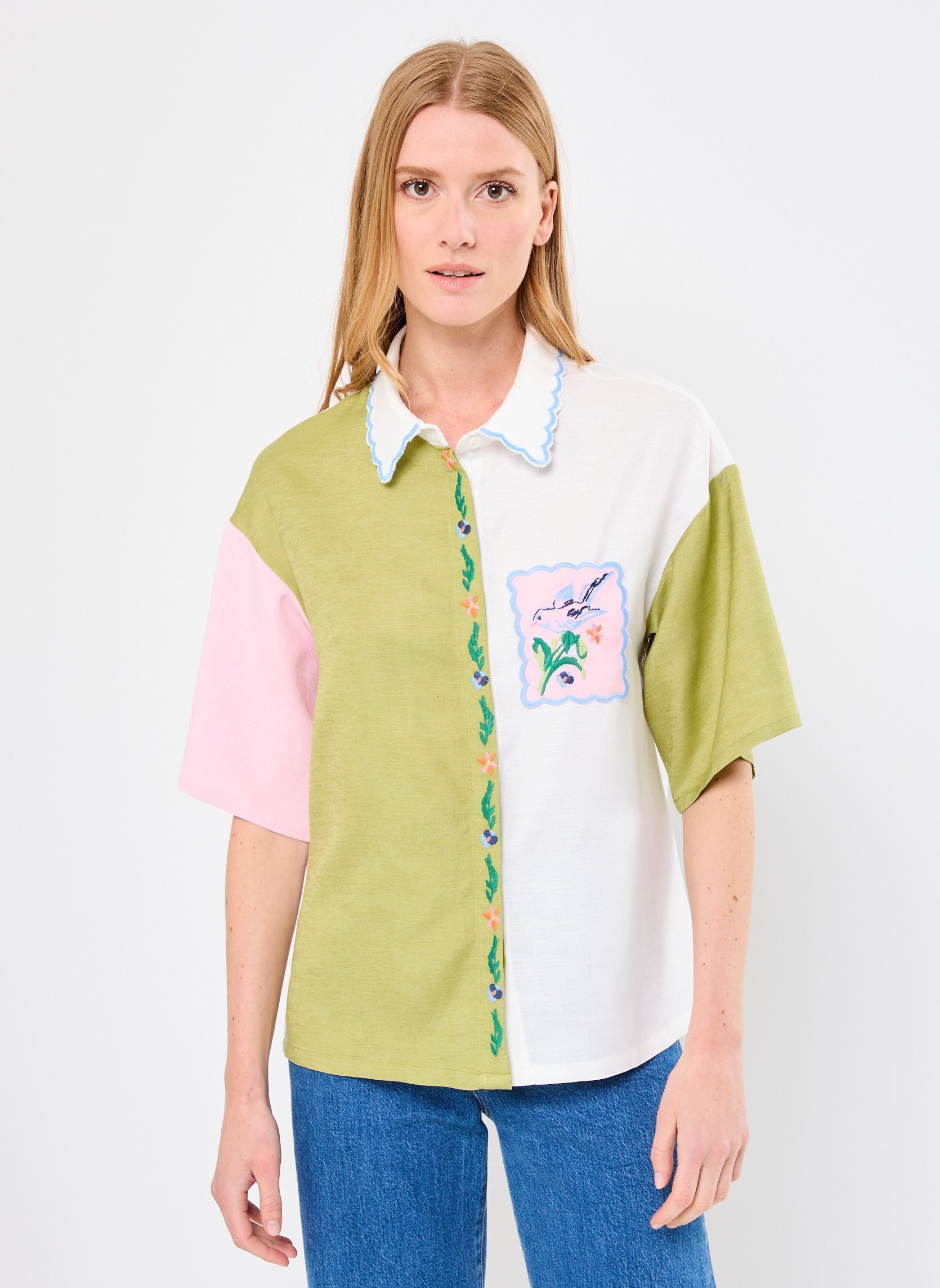 Chemises manches courtes Valeria femme multicolore Orféo Chemises manches courtes Valeria femme multicolore Multico