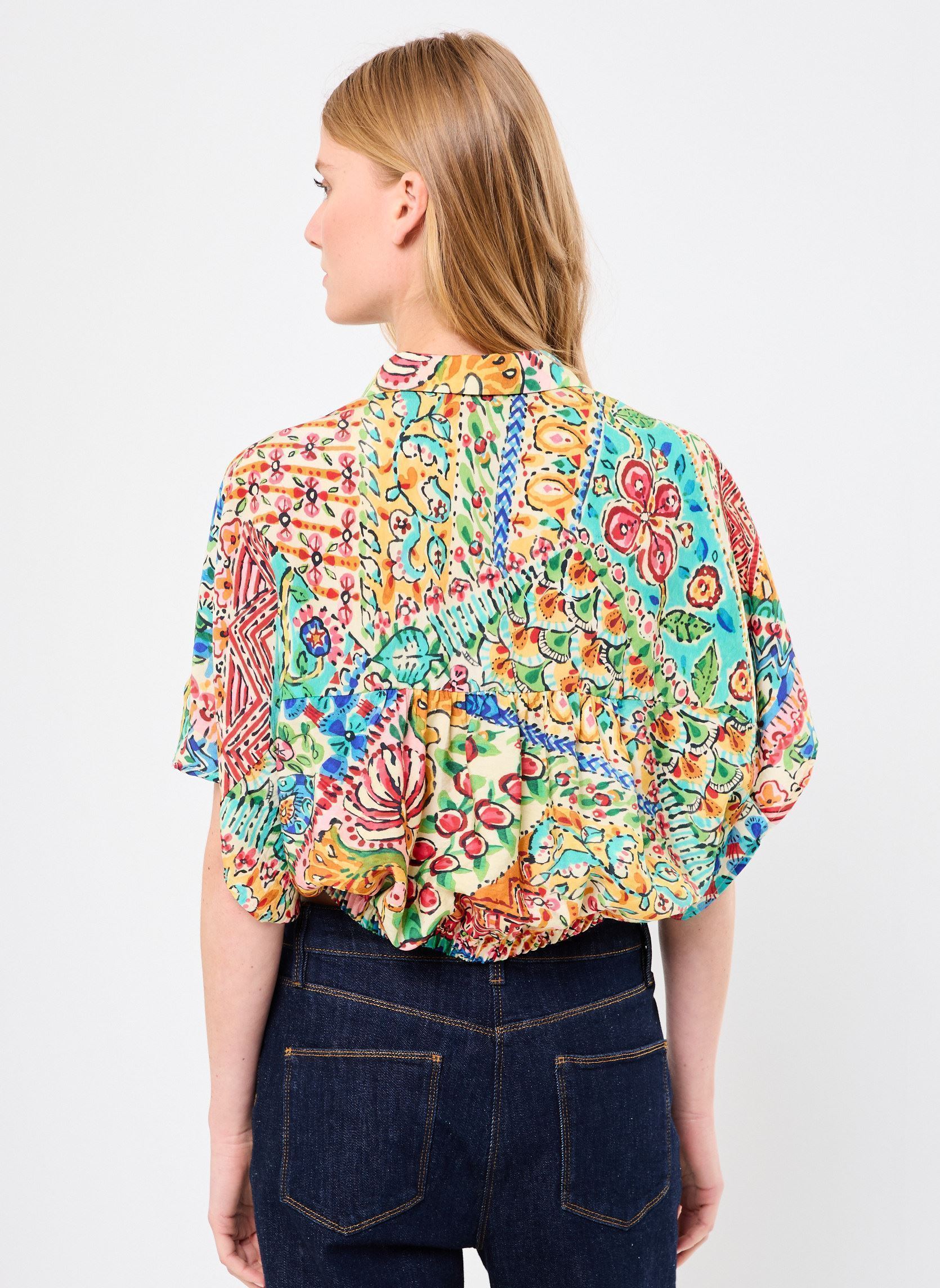 Chemises manches courtes Serena femme multicolore Orféo Chemises manches courtes Serena femme multicolore Dolce Vita
