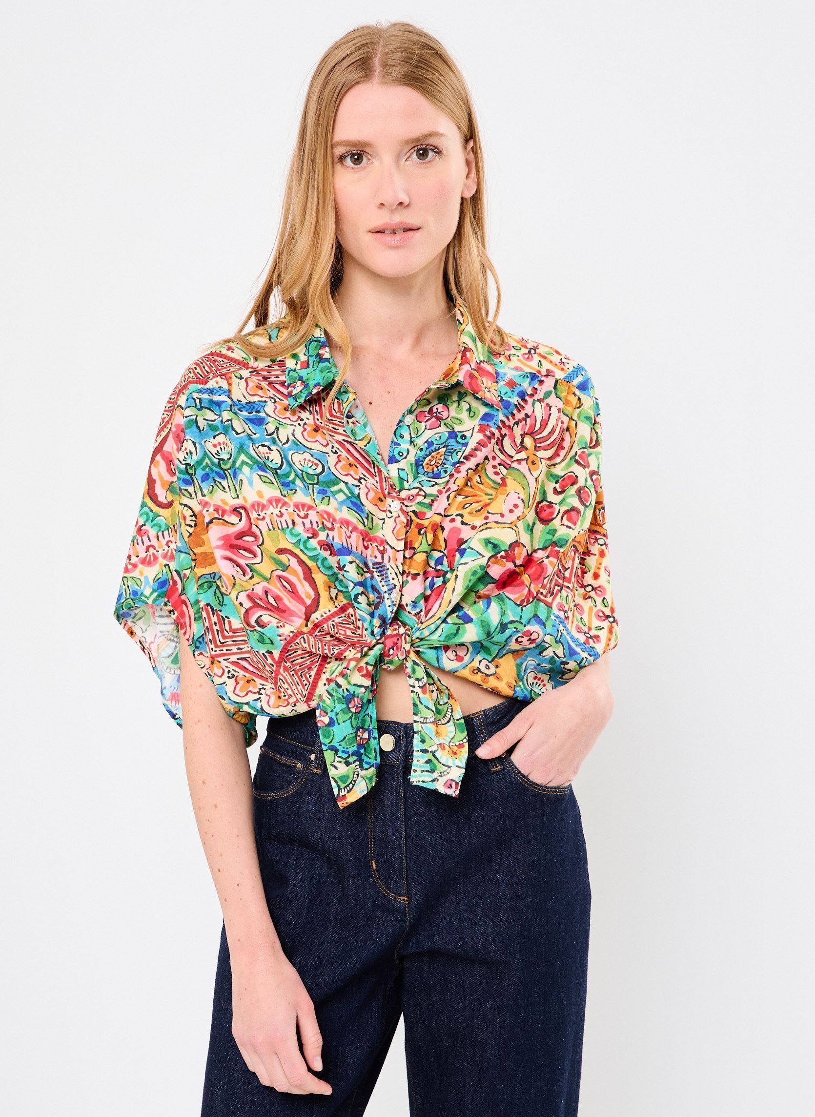 Chemises manches courtes Serena femme multicolore Orféo Chemises manches courtes Serena femme multicolore Dolce Vita