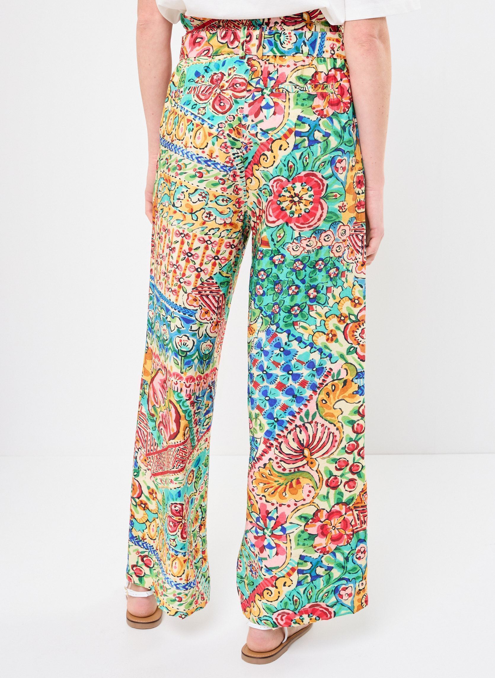 Weite Hosen Nami E25P2 damen mehrfarbig Orféo Weite Hosen Nami E25P2 damen mehrfarbig Dolce Vita