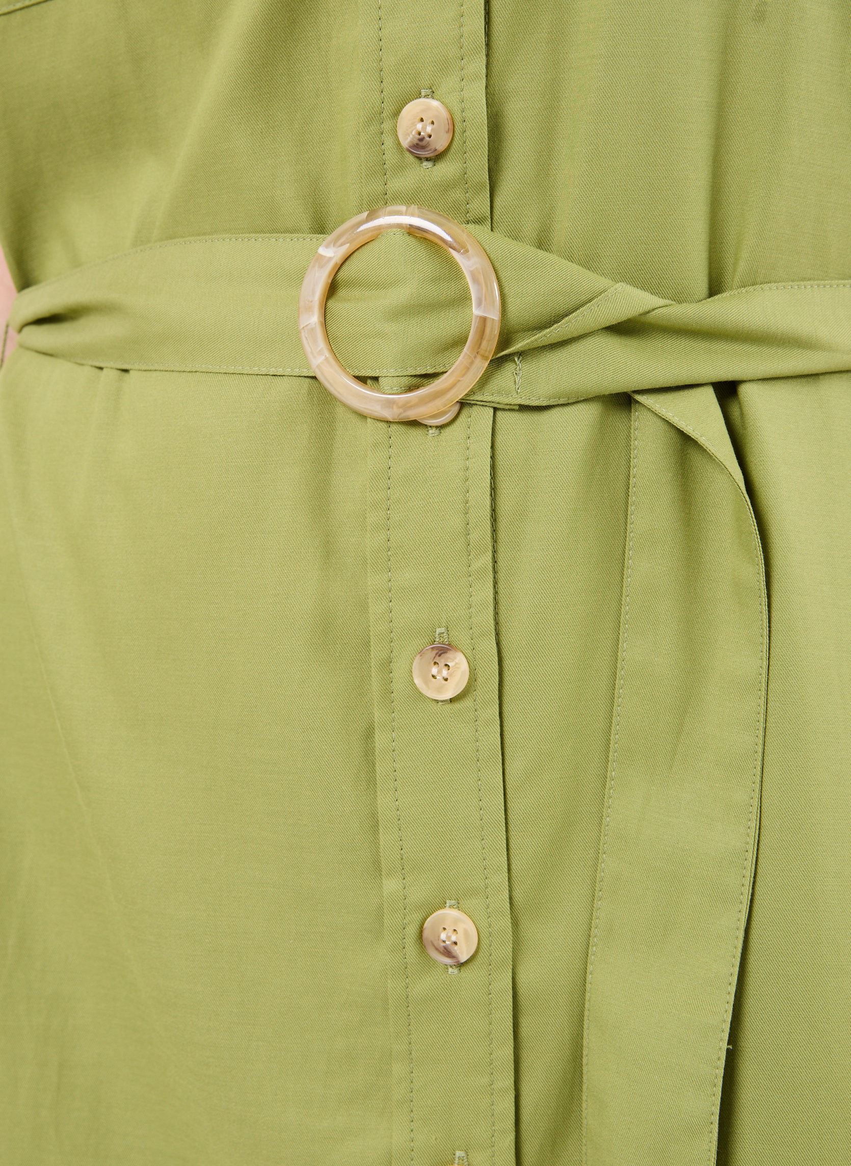 Jurken Amadeo dames groen Orféo Jurken Amadeo dames groen KHAKI