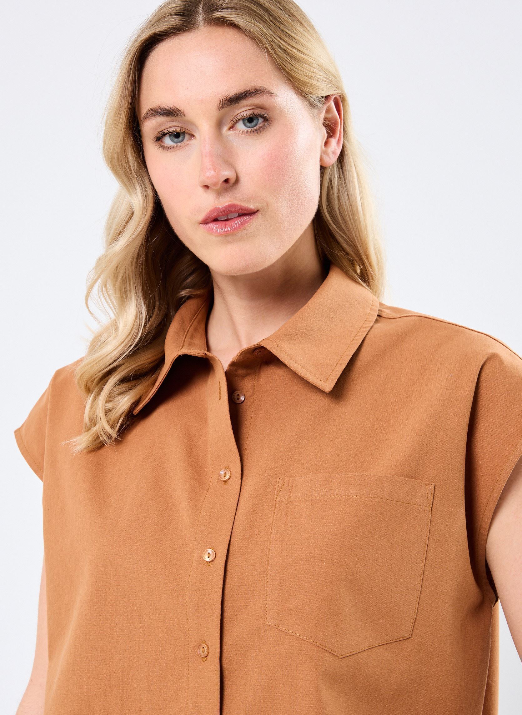 Hemden Rise dames bruin Grace & Mila Hemden Rise dames bruin Terre