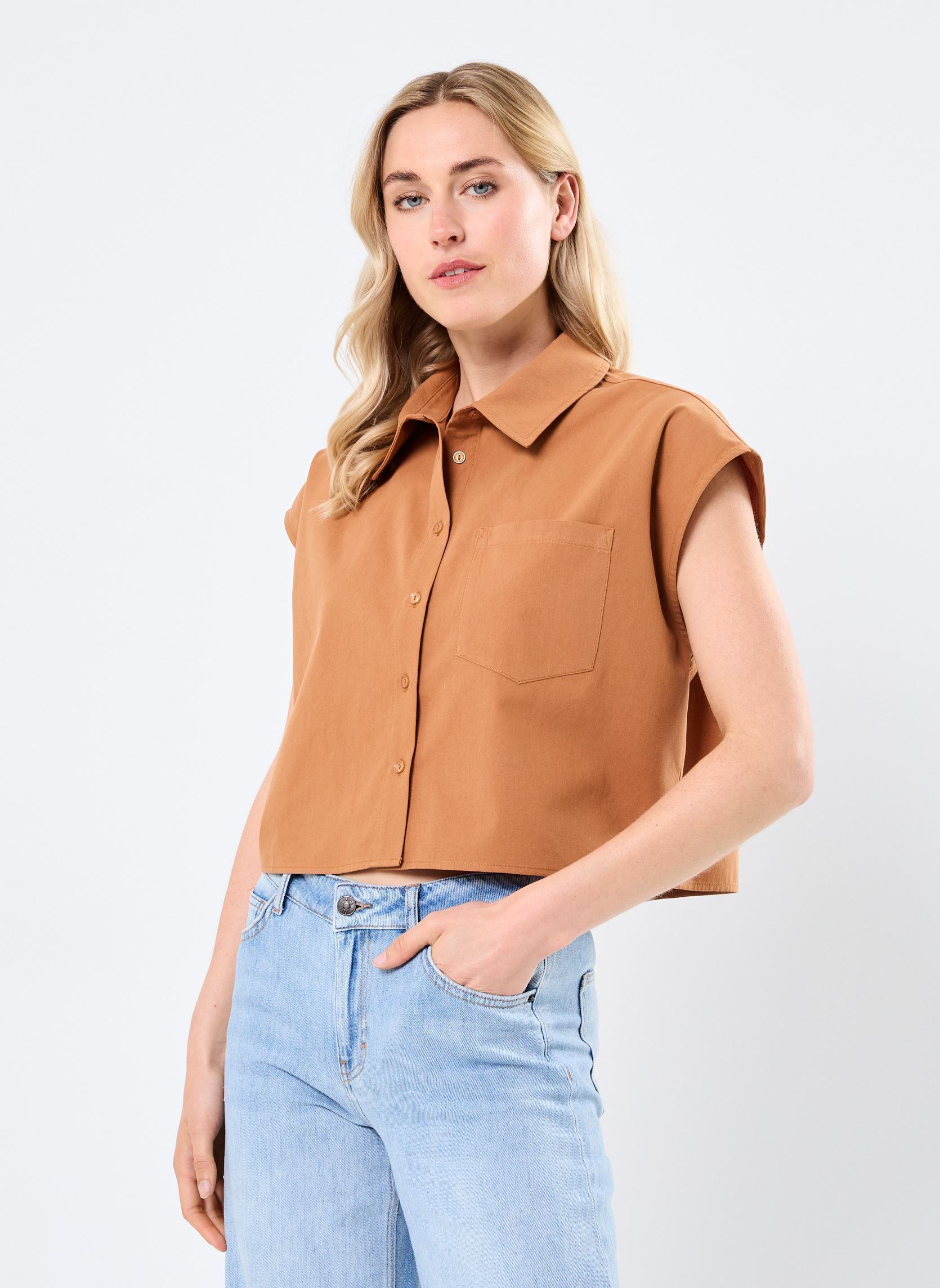 Hemden Rise dames bruin Grace & Mila Hemden Rise dames bruin Terre