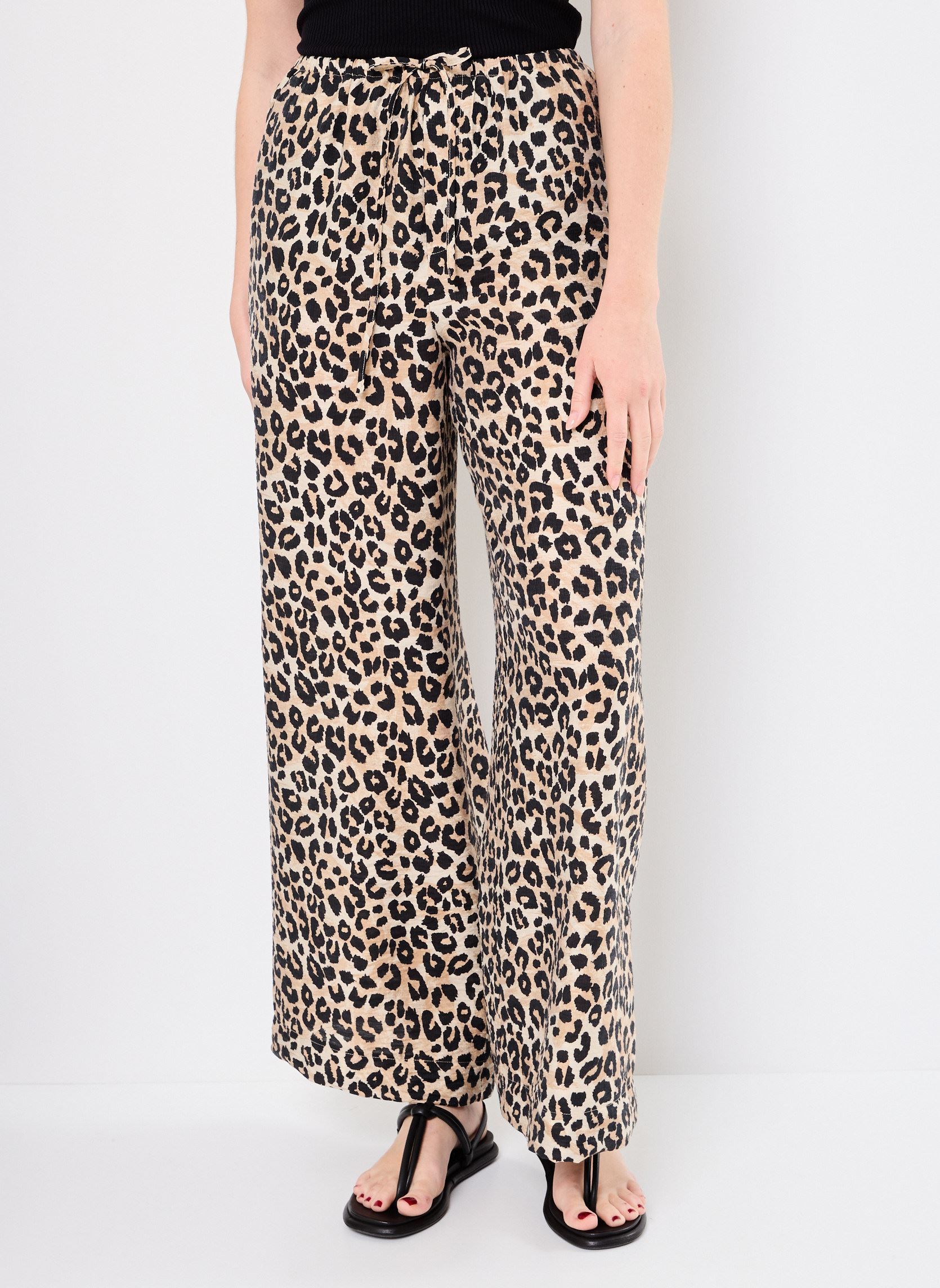Pantaloni larghi Rick donna beige Grace & Mila Pantaloni larghi Rick donna beige Beige