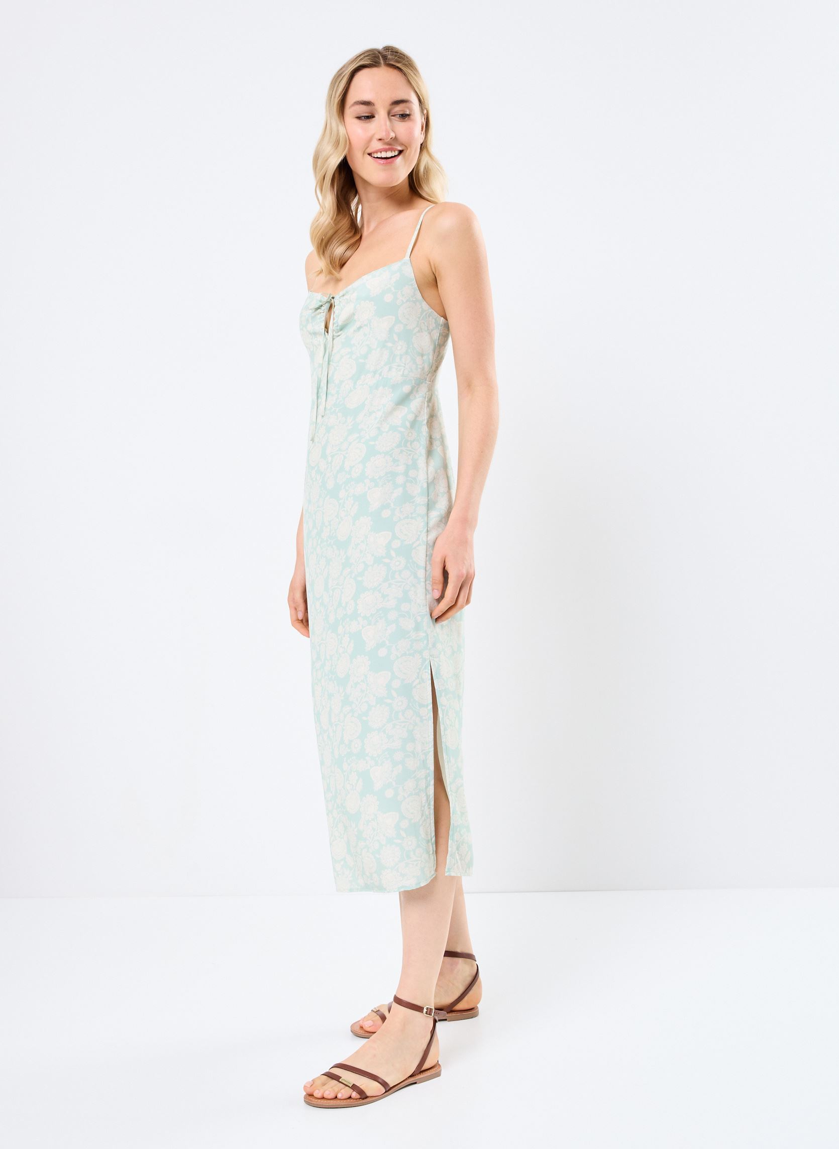 Robes longues Retina femme vert Grace & Mila Robes longues Retina femme vert VERT