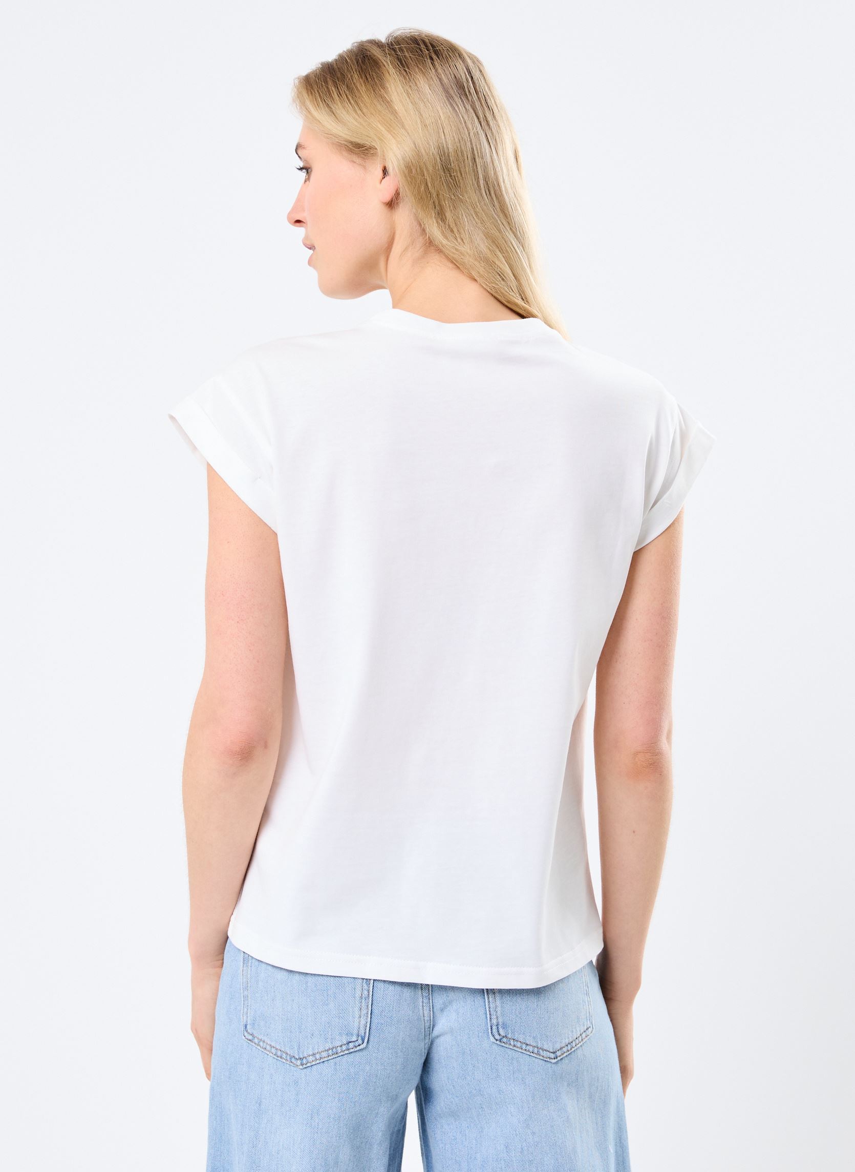 Camisetas de manga corta Ricardo mujer blanco Grace & Mila Camisetas de manga corta Ricardo mujer blanco Jaune