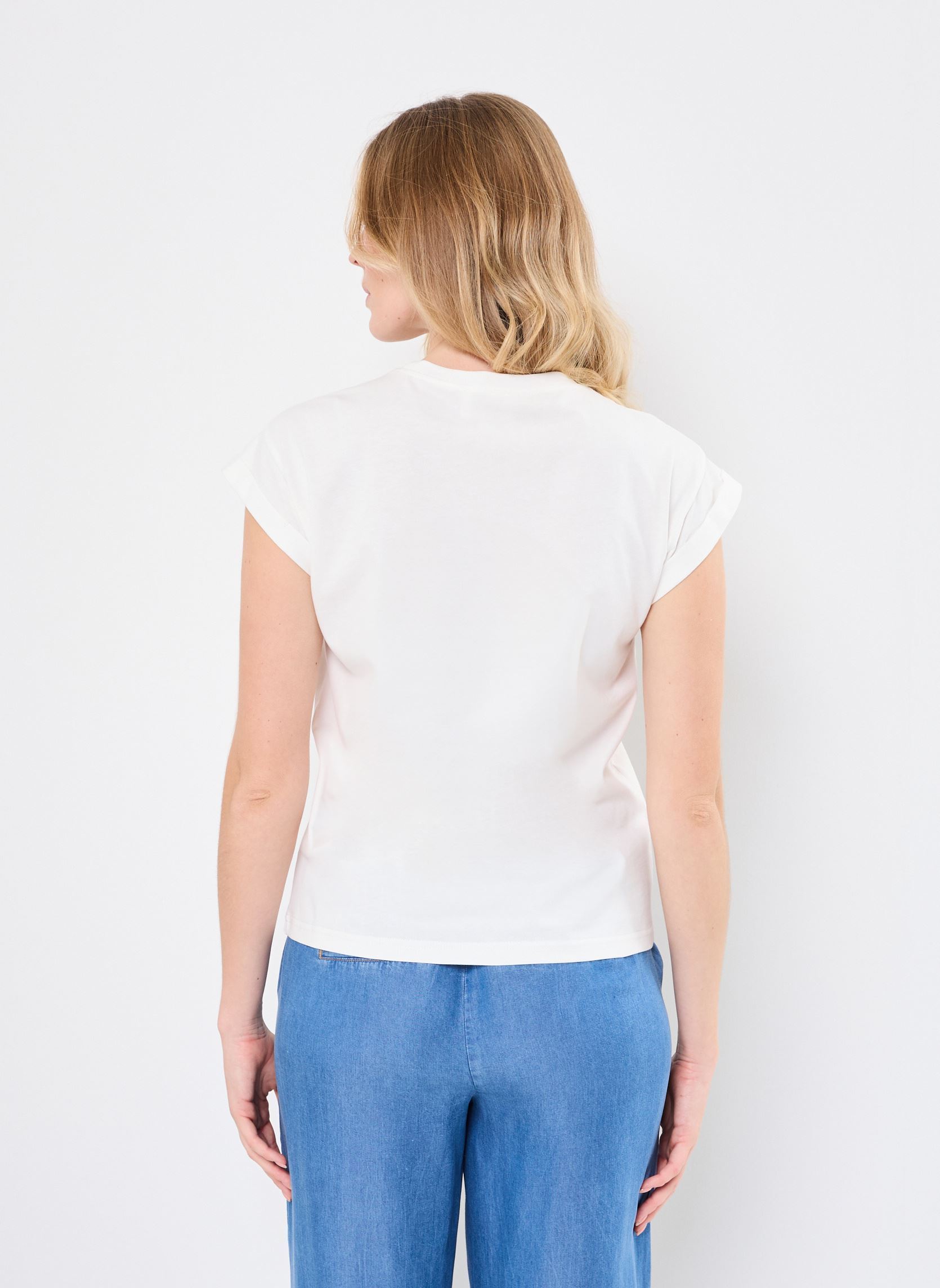 Kurzarm-T-Shirts Ricardo damen weiß Grace & Mila Kurzarm-T-Shirts Ricardo damen weiß Rouge