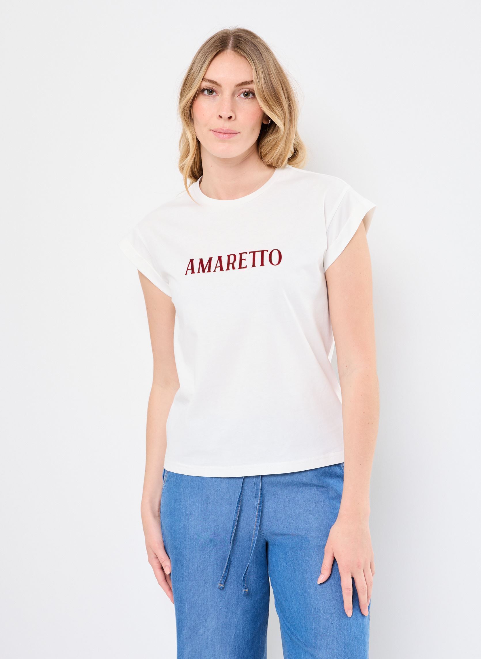 Kurzarm-T-Shirts Ricardo damen weiß Grace & Mila Kurzarm-T-Shirts Ricardo damen weiß Rouge