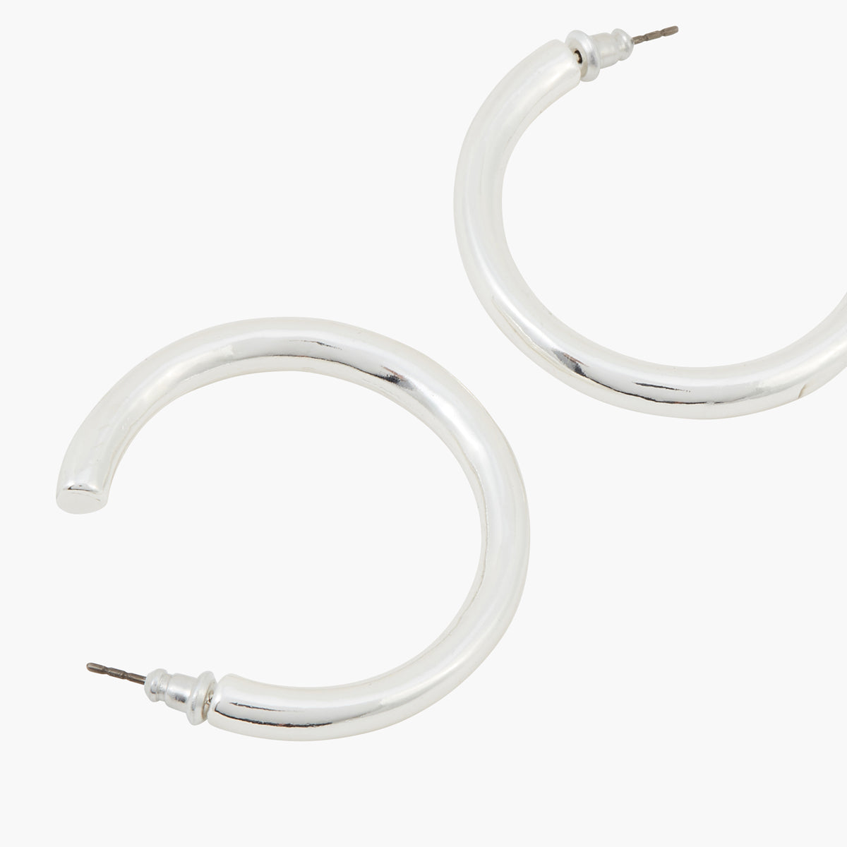 Boucles D'oreilles Créoles En Argent Sterling 925 - Diamètre 20 Mm - Marque Jewellerybox - Neuves Avec étiquettes