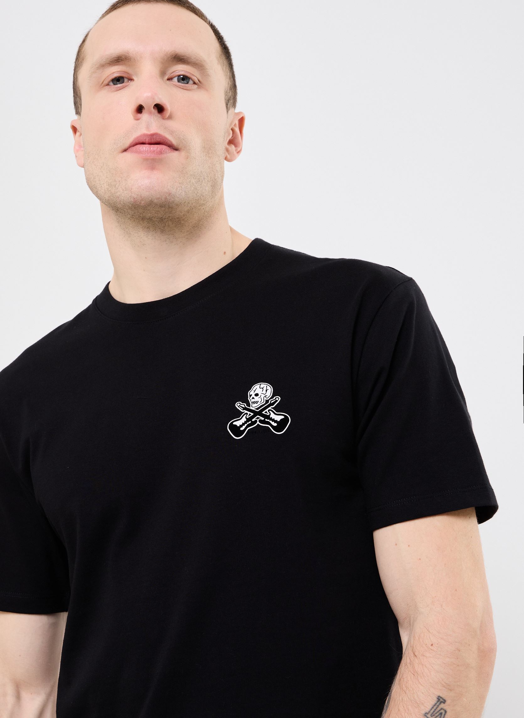 T-shirt a maniche corte HTSC30029K uomo nero The Kooples T-shirt a maniche corte HTSC30029K uomo nero BLA01