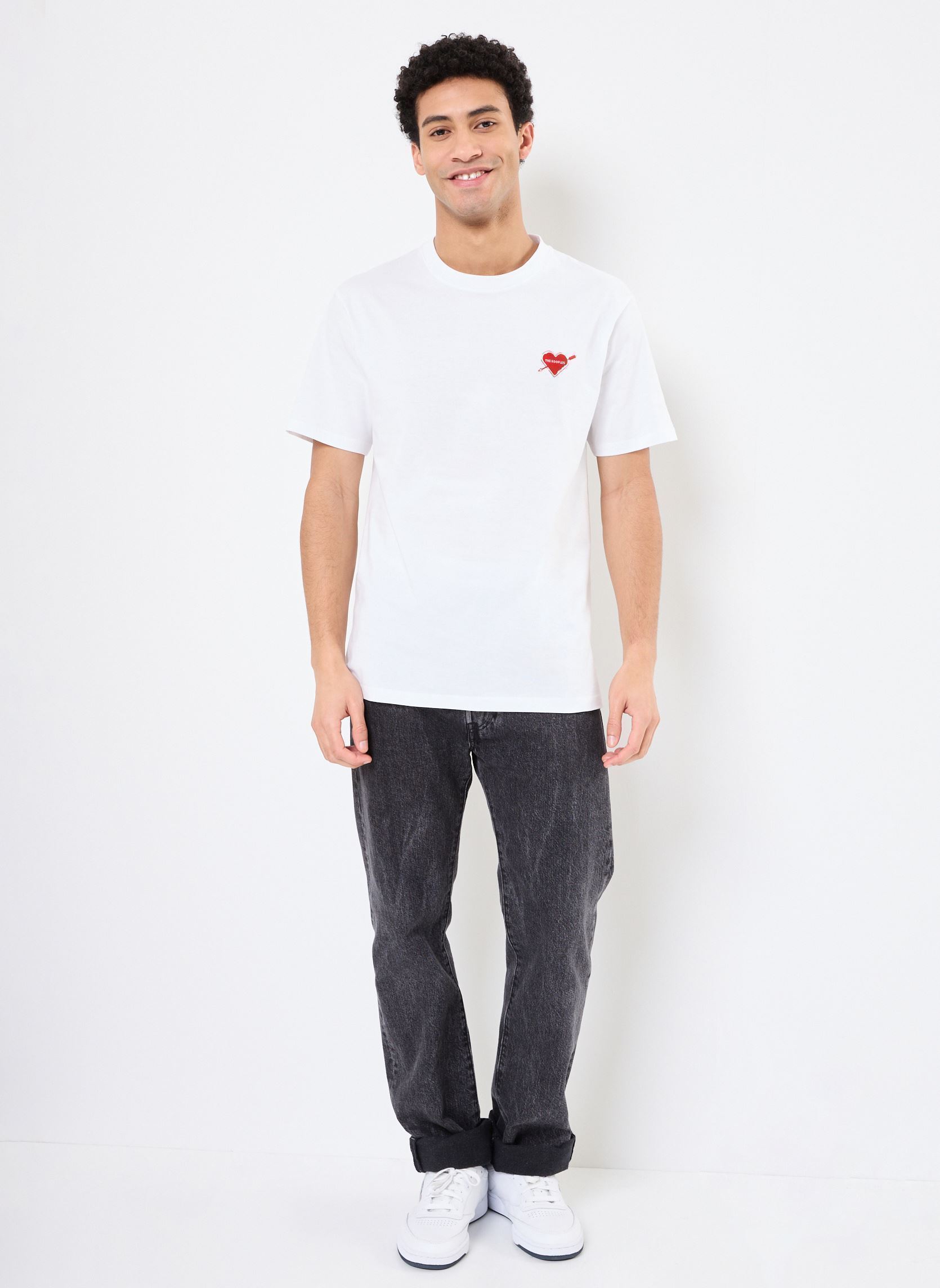 Tee-shirts manches courtes HTSC30036K homme blanc The Kooples Tee-shirts manches courtes HTSC30036K homme blanc WHI01