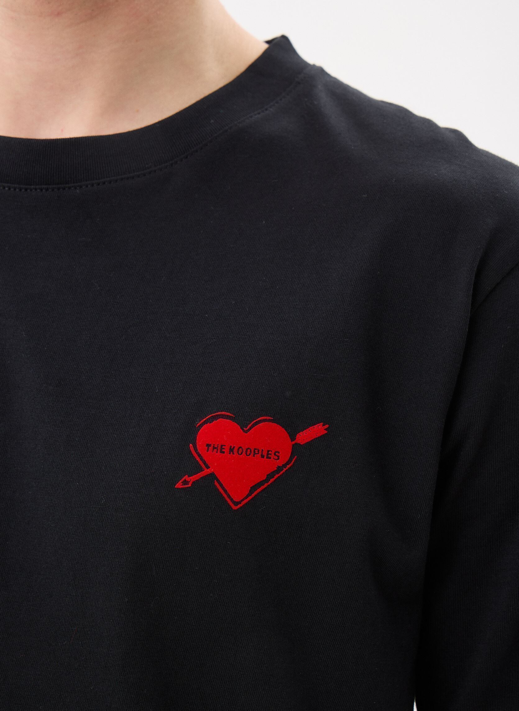 T-shirts met korte mouwen HTSC30036K heren zwart The Kooples T-shirts met korte mouwen HTSC30036K heren zwart BLA01