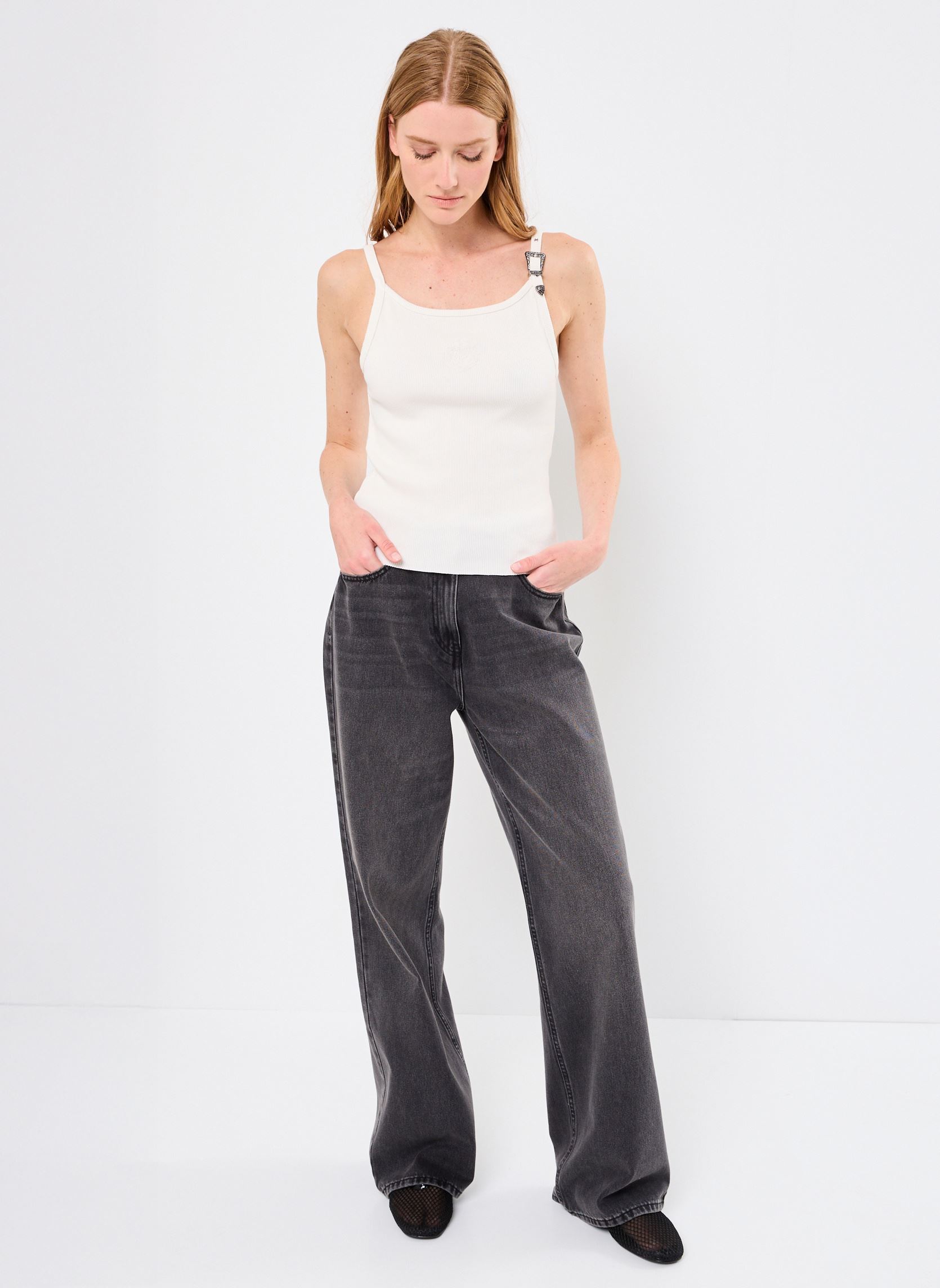Hemdjes FDEB30042K dames wit The Kooples Hemdjes FDEB30042K dames wit ECR01