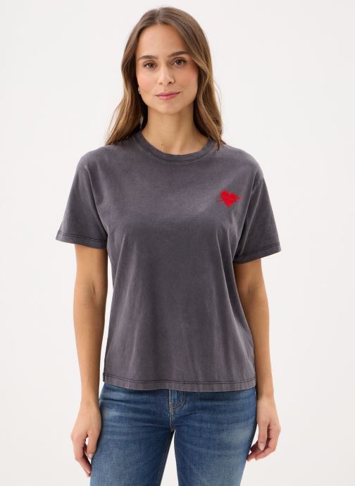 The Kooples Kurzarm-T-Shirts FTSC30036K damen schwarz