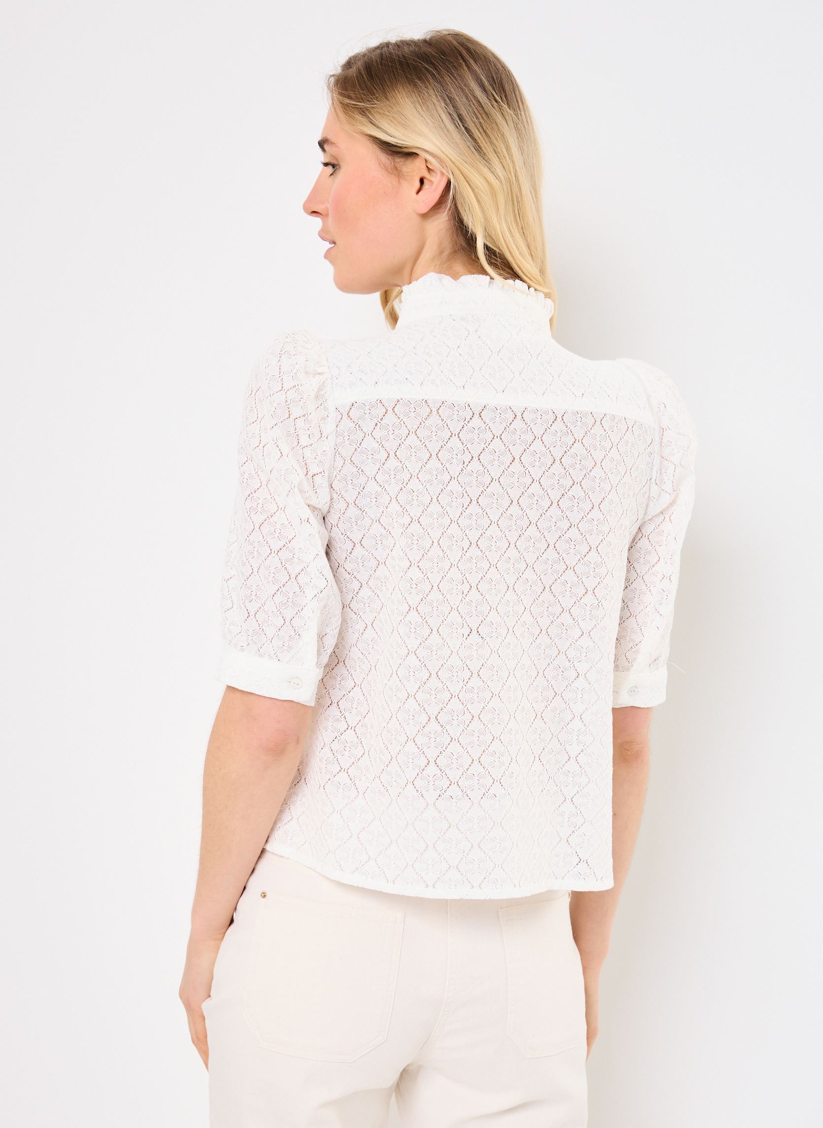 Langarm-Hemden Kathleen 76530 damen weiß ARTLOVE Langarm-Hemden Kathleen 76530 damen weiß CREAM