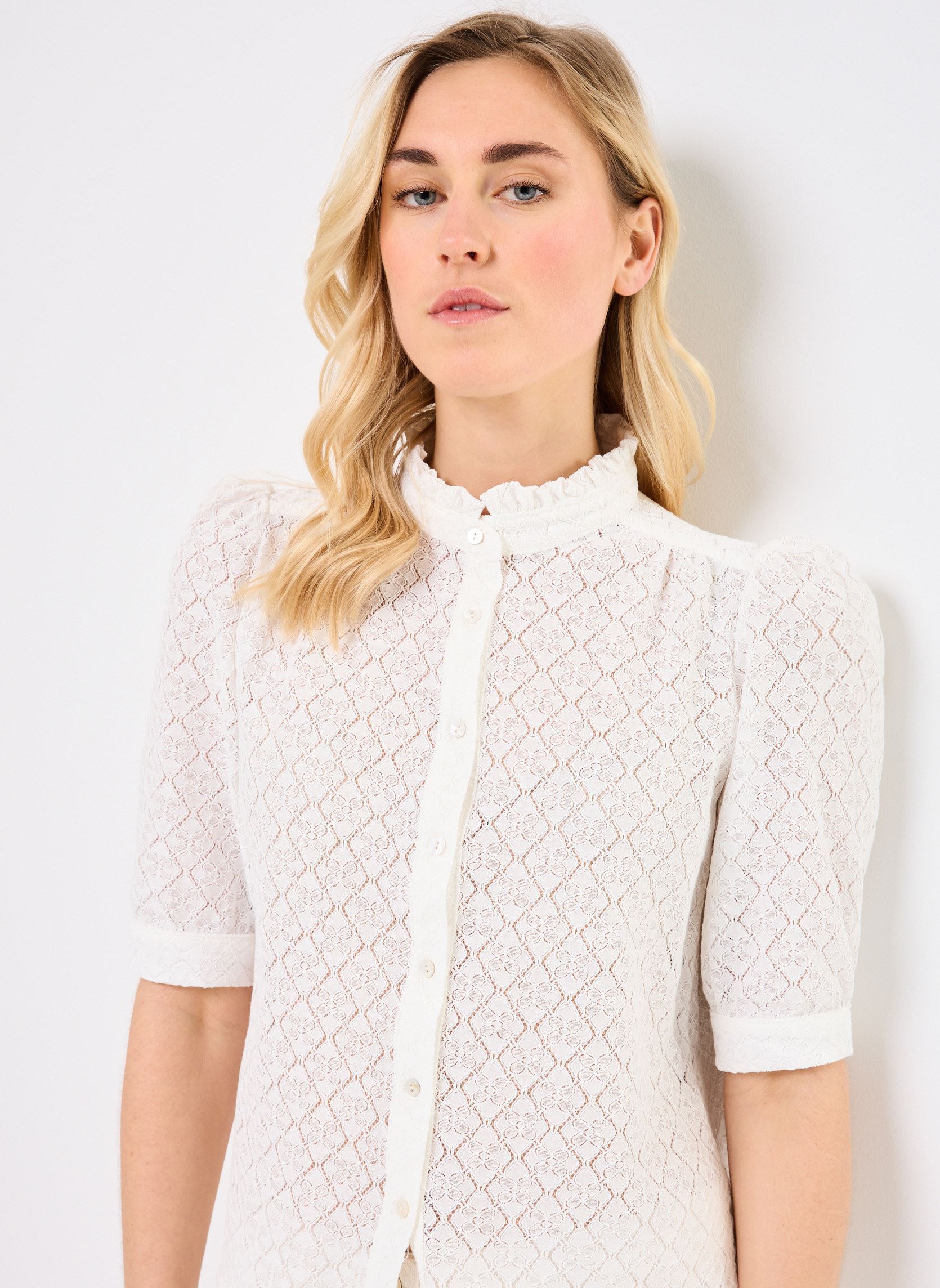 Langarm-Hemden Kathleen 76530 damen weiß ARTLOVE Langarm-Hemden Kathleen 76530 damen weiß CREAM