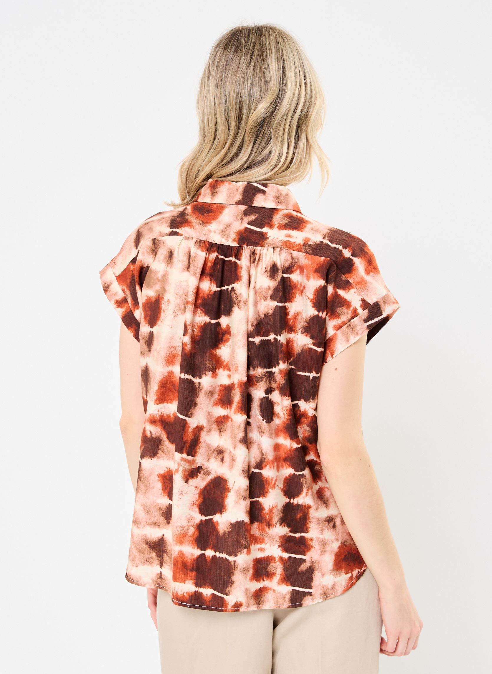 Camisas de manga larga Laurence 76538 mujer marrón ARTLOVE Camisas de manga larga Laurence 76538 mujer marrón Brown