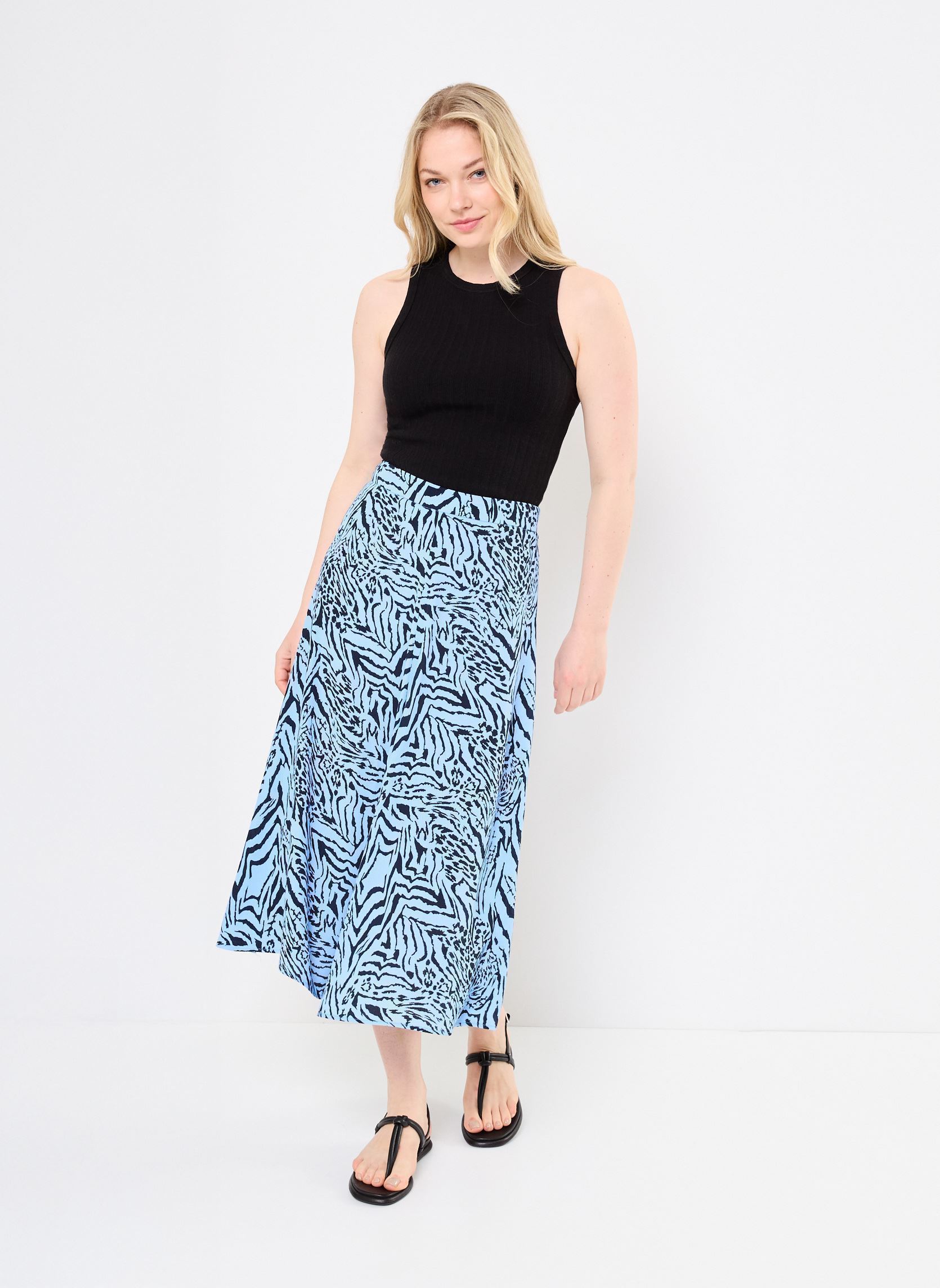 Midi-Röcke Leonore 76910 damen blau ARTLOVE Midi-Röcke Leonore 76910 damen blau Blue