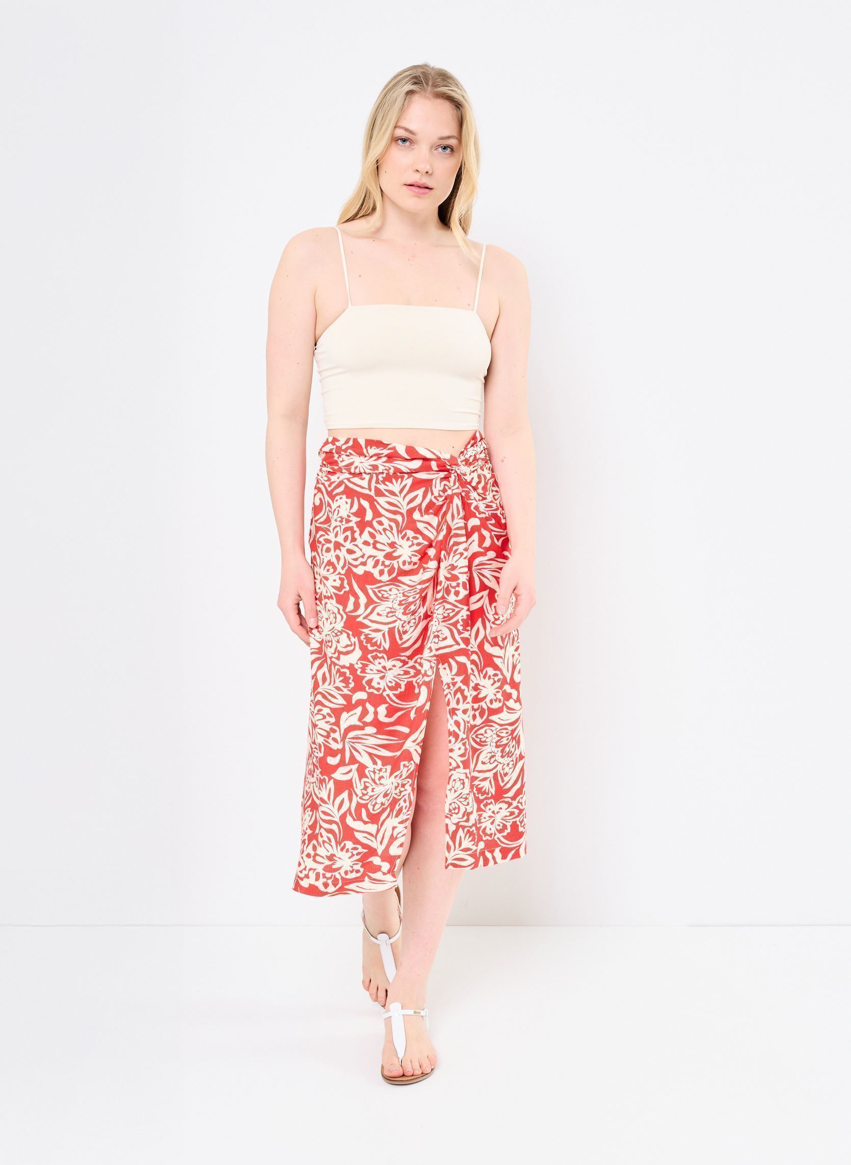 Halflange rokken Giovana 76913 dames rood ARTLOVE Halflange rokken Giovana 76913 dames rood RED