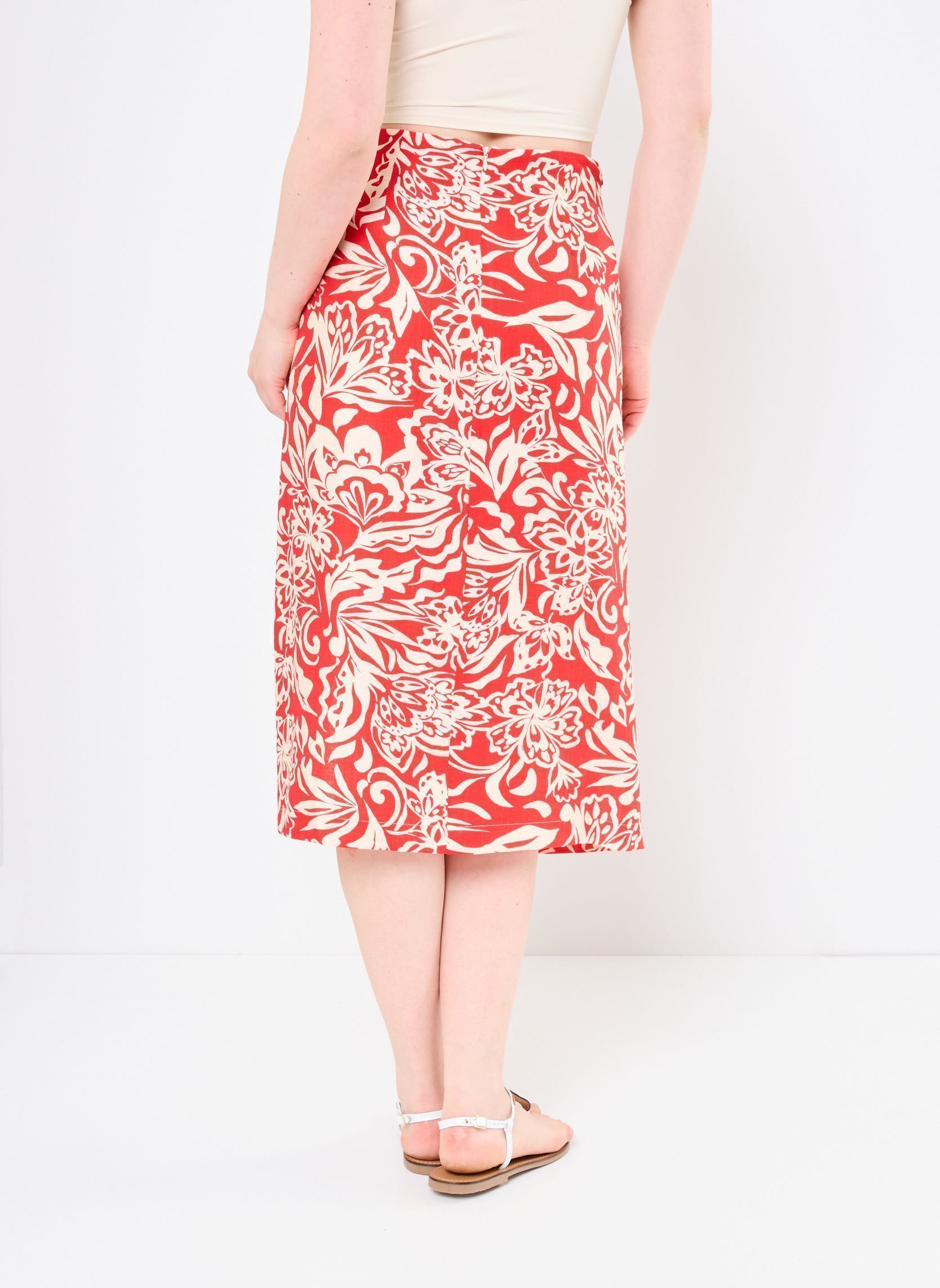 Halflange rokken Giovana 76913 dames rood ARTLOVE Halflange rokken Giovana 76913 dames rood RED