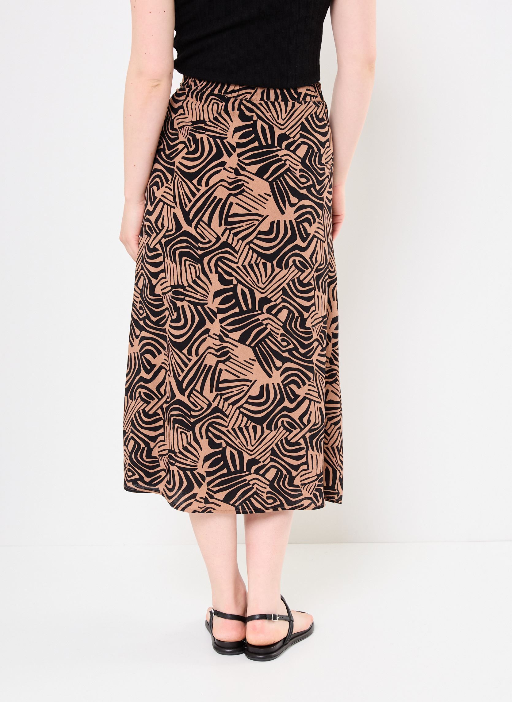 Jupes mi-longues Hadile 76917 femme marron ARTLOVE Jupes mi-longues Hadile 76917 femme marron Brown
