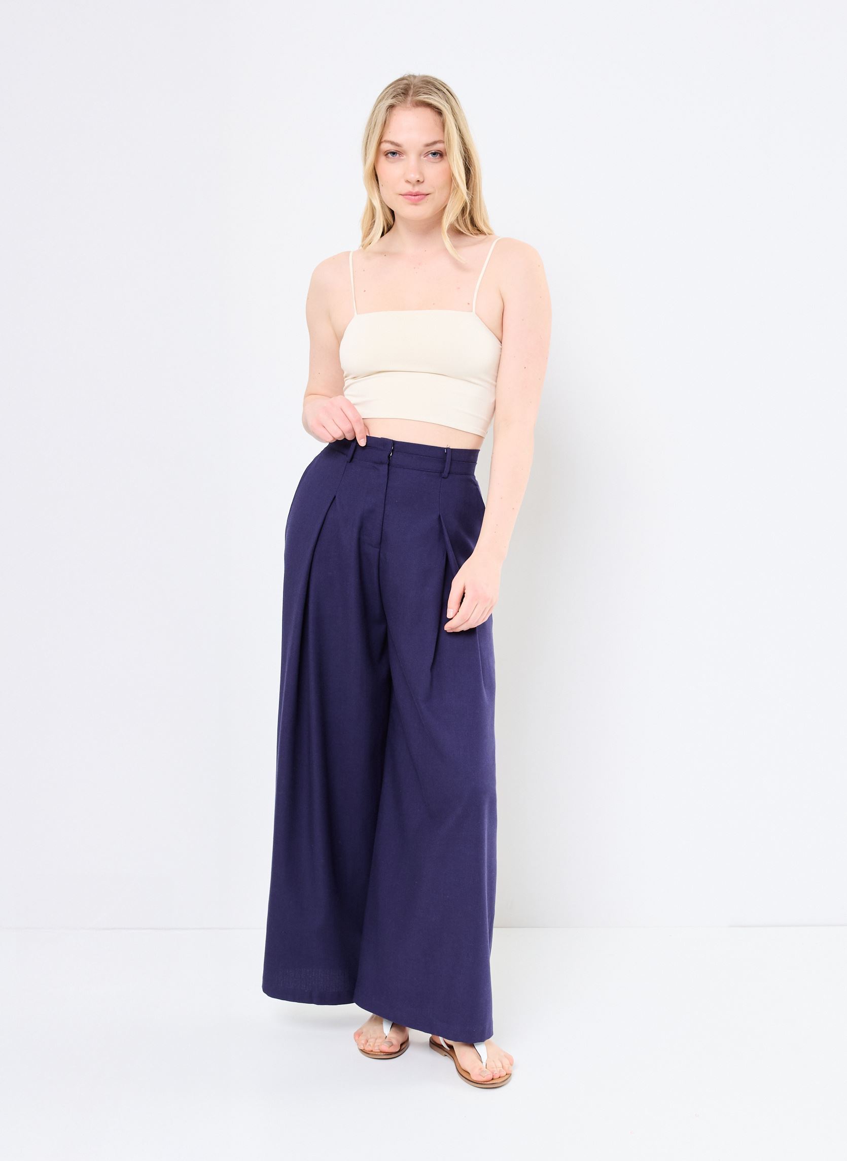 ARTLOVE Pantalons larges Cedrine 76805 femme bleu | Sarenza France