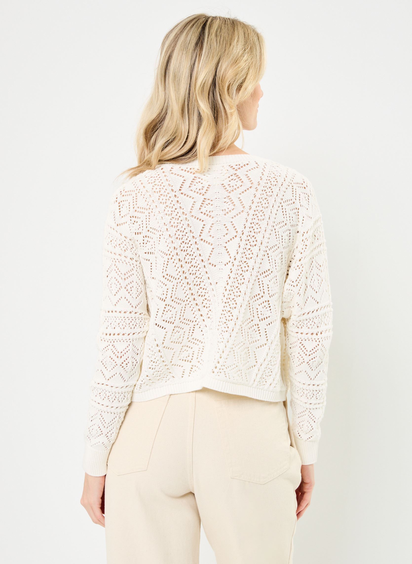 Gilets Circe 76392 femme blanc ARTLOVE Gilets Circe 76392 femme blanc CREAM