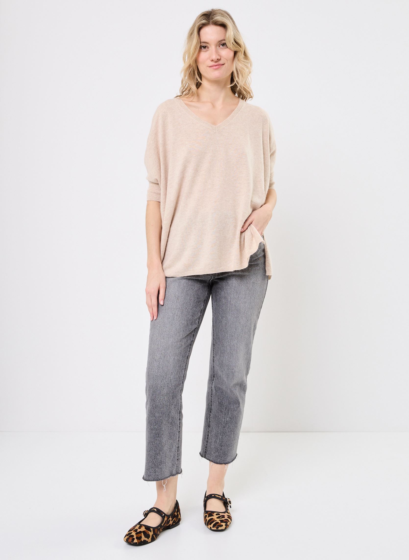 Pullover Laurina 76001 damen beige ARTLOVE Pullover Laurina 76001 damen beige Beige