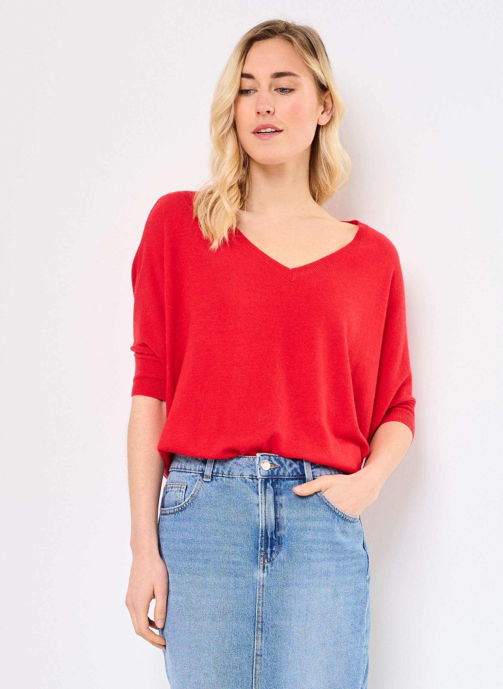 Maglioni Laurina 76001 donna rosso ARTLOVE Maglioni Laurina 76001 donna rosso RED